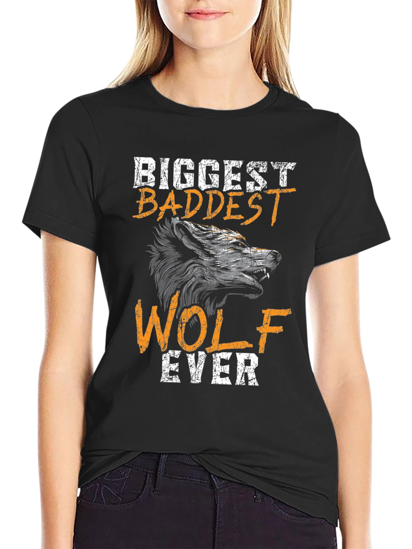 Biggest Baddest Wolf Ever T-Shirt