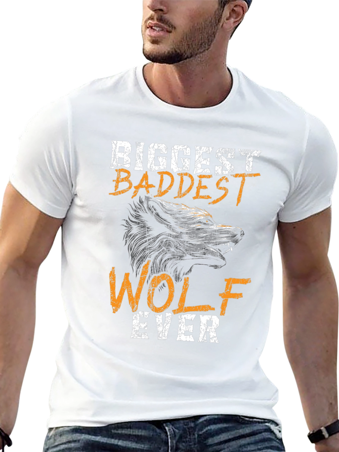 Biggest Baddest Wolf Ever T-Shirt