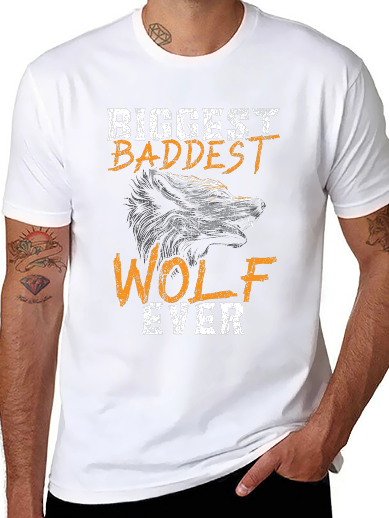 Biggest Baddest Wolf Ever T-Shirt