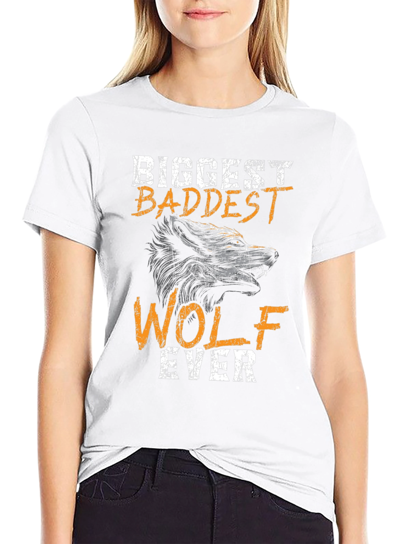 Biggest Baddest Wolf Ever T-Shirt