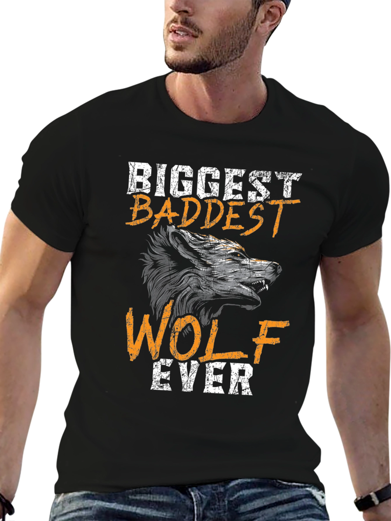 Biggest Baddest Wolf Ever T-Shirt