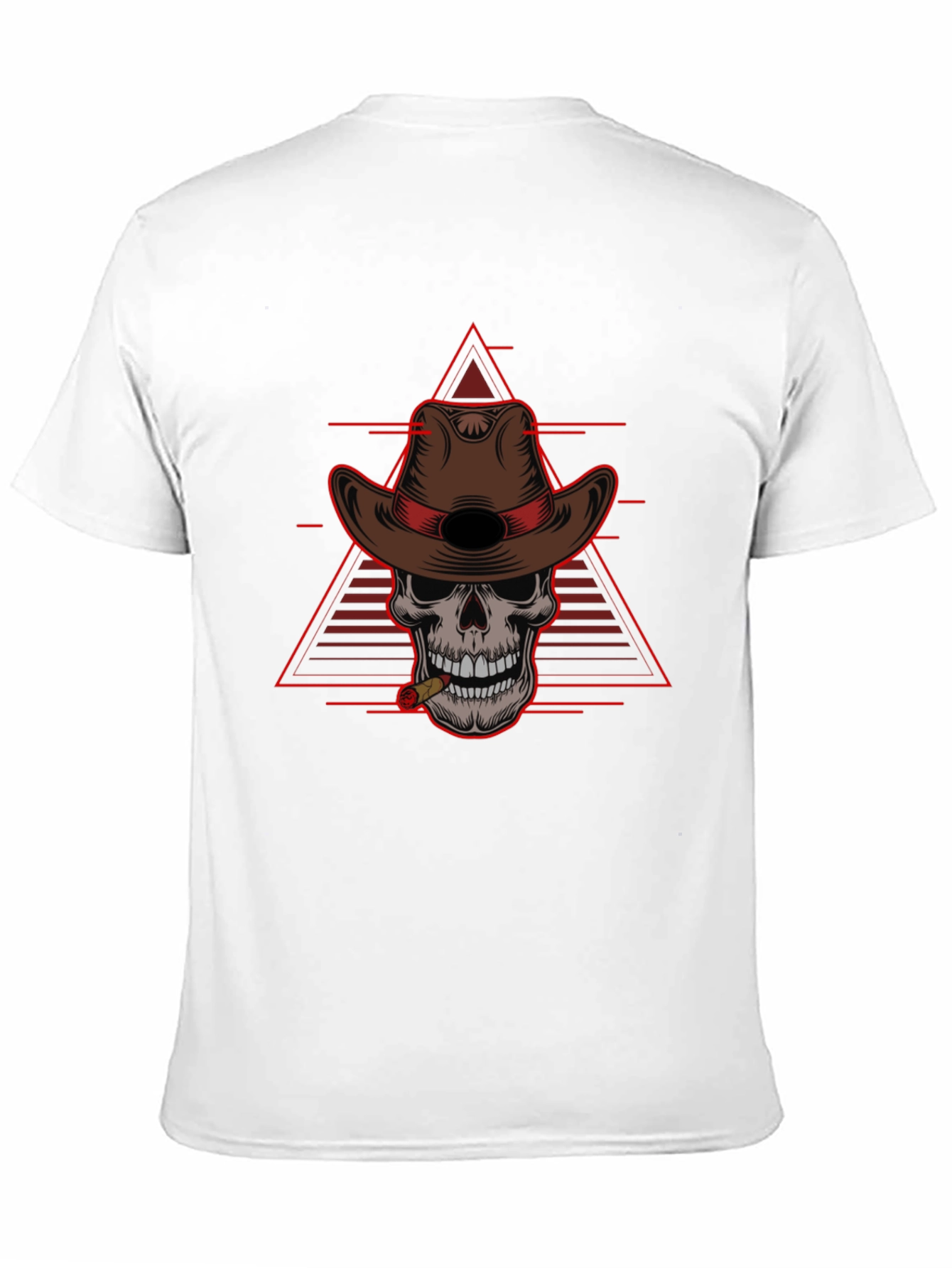 Skull Cowboy T-Shirt - Edgy Western Style