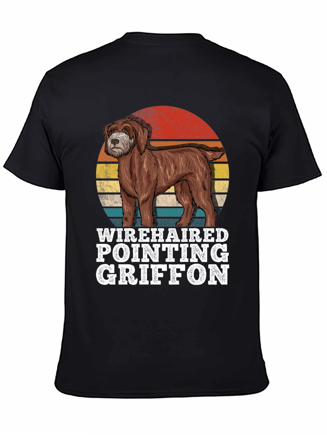 Wirehaired Pointing Griffon Retro T-Shirt