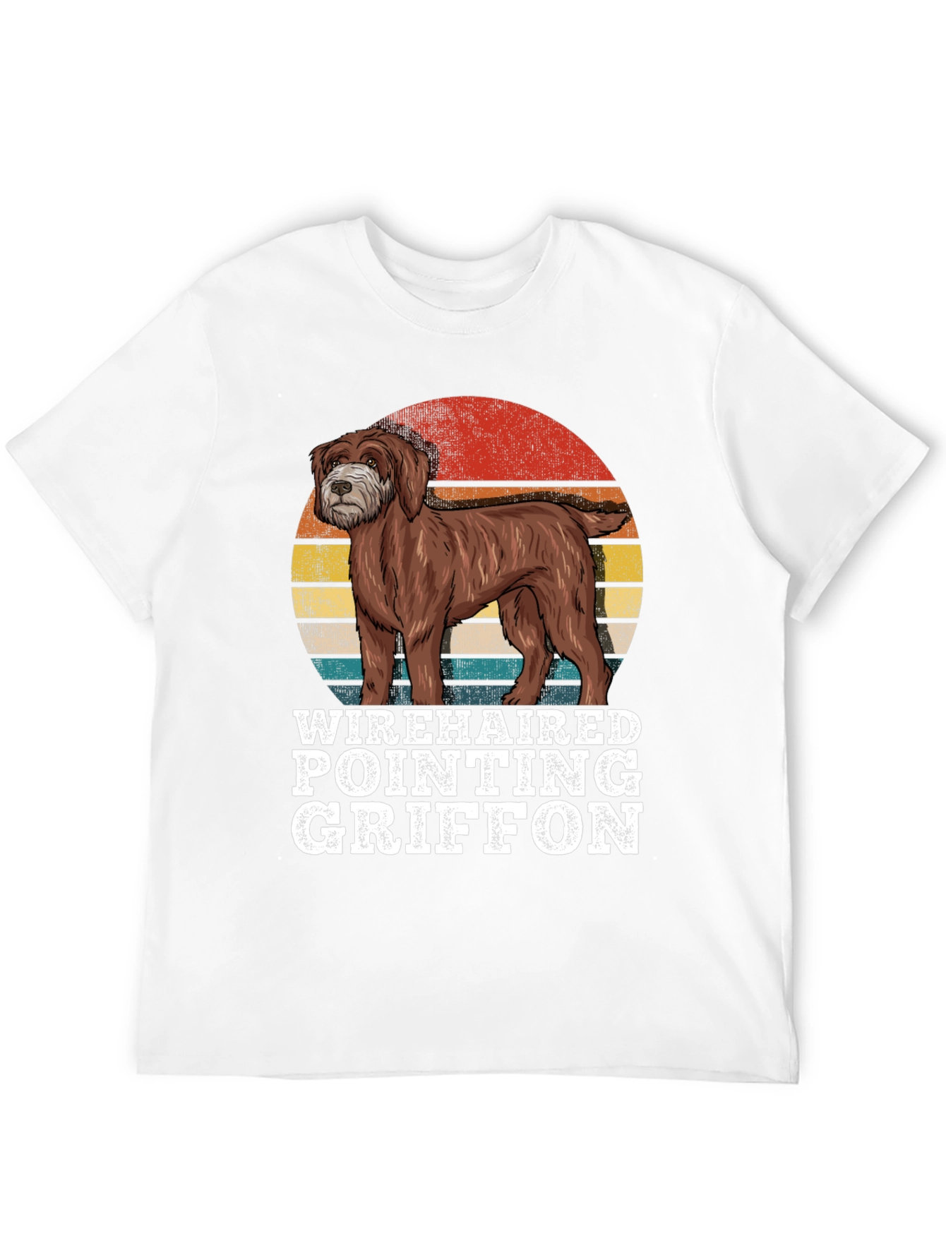 Wirehaired Pointing Griffon Retro T-Shirt