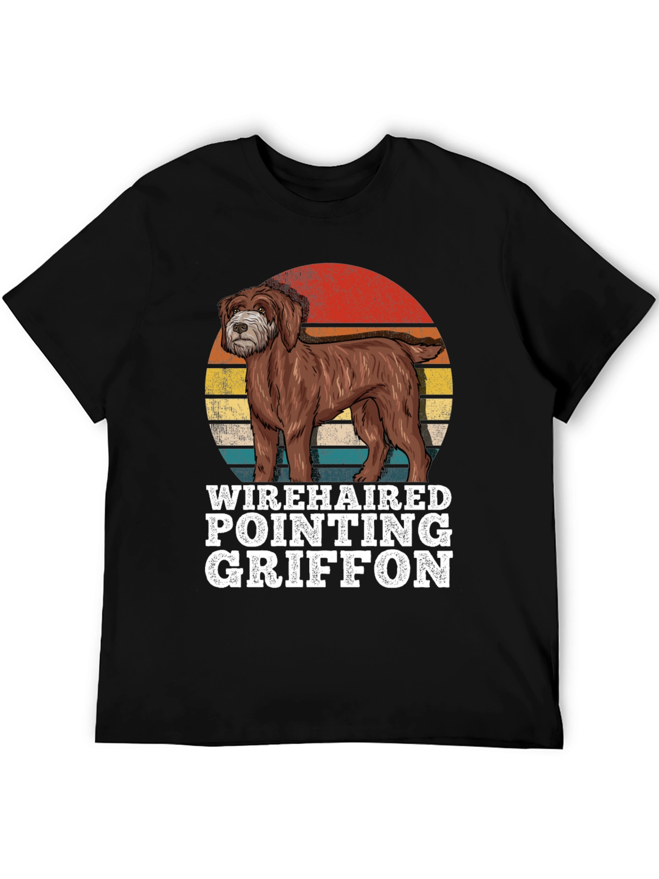 Wirehaired Pointing Griffon Retro T-Shirt