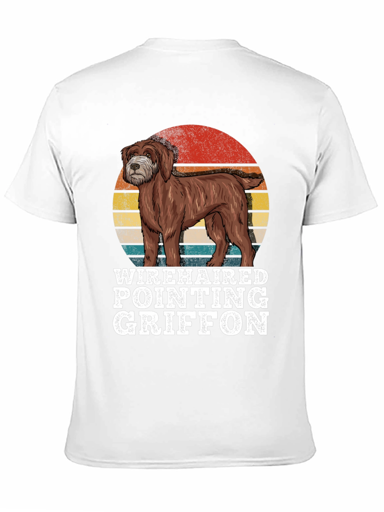 Wirehaired Pointing Griffon Retro T-Shirt