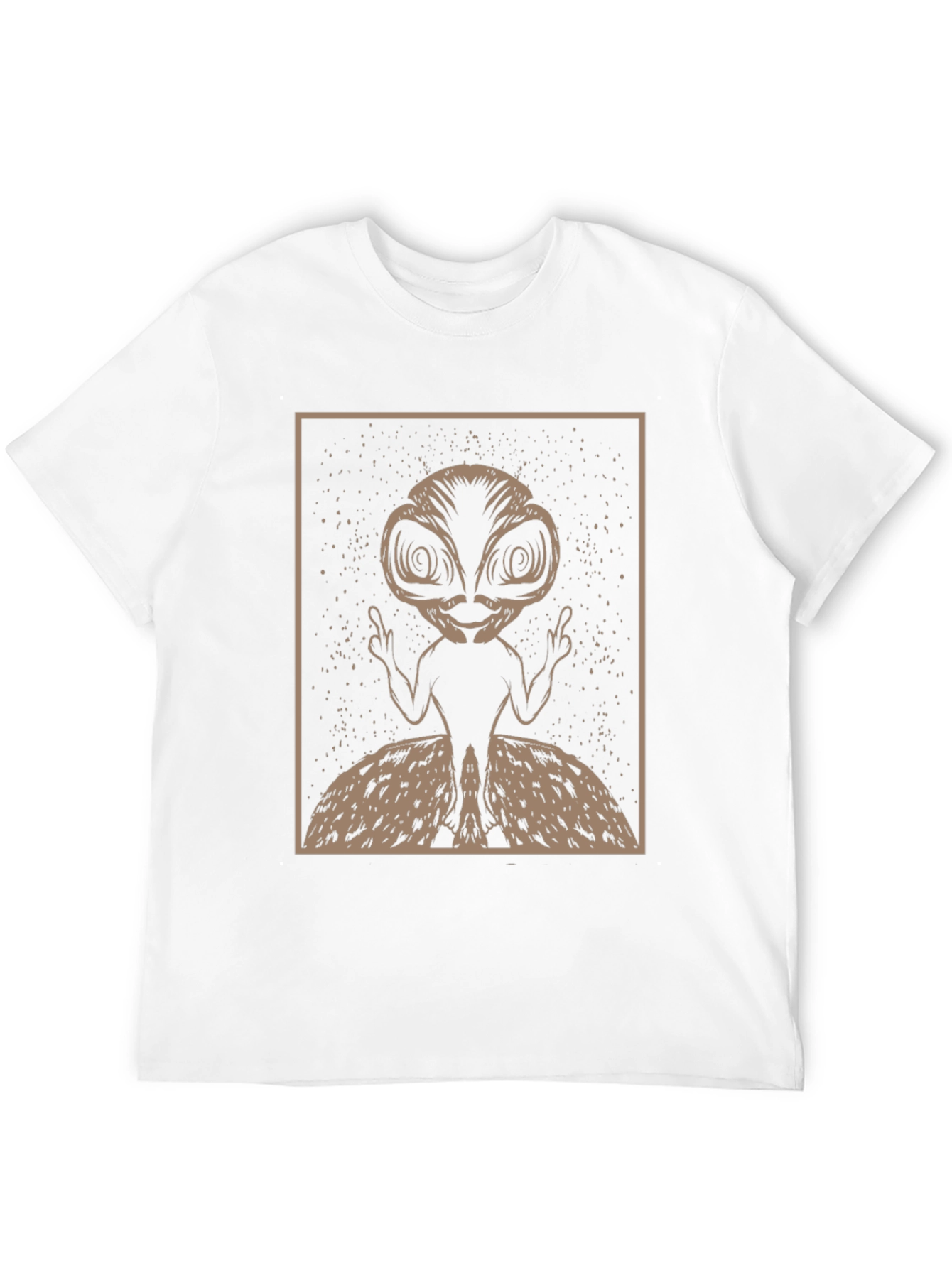 Alien Graphic Tee - Unique Space Design