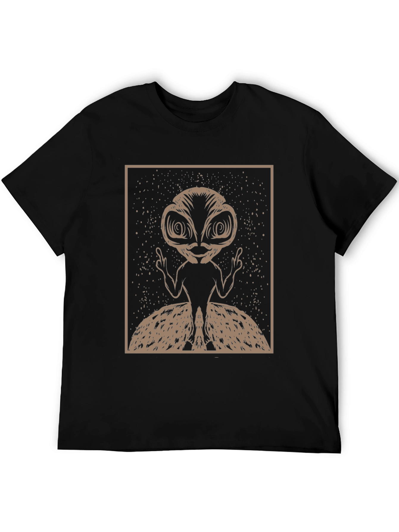 Alien Graphic Tee - Unique Space Design