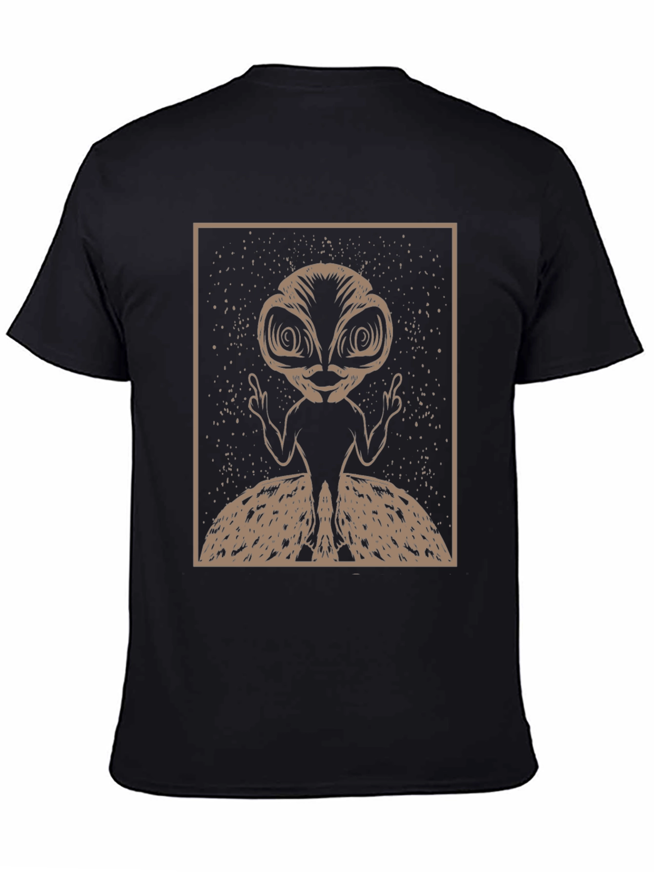Alien Graphic Tee - Unique Space Design