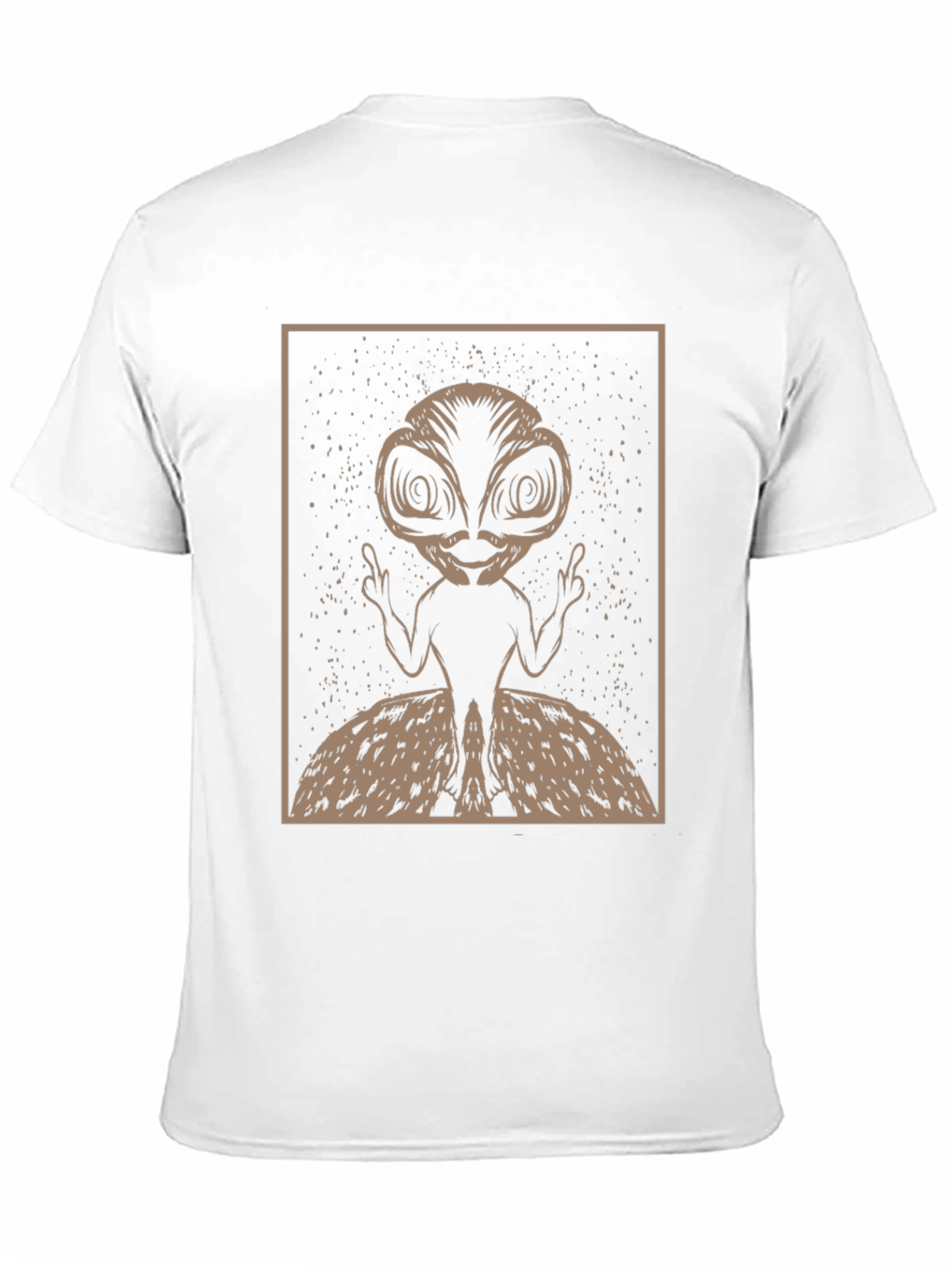 Alien Graphic Tee - Unique Space Design