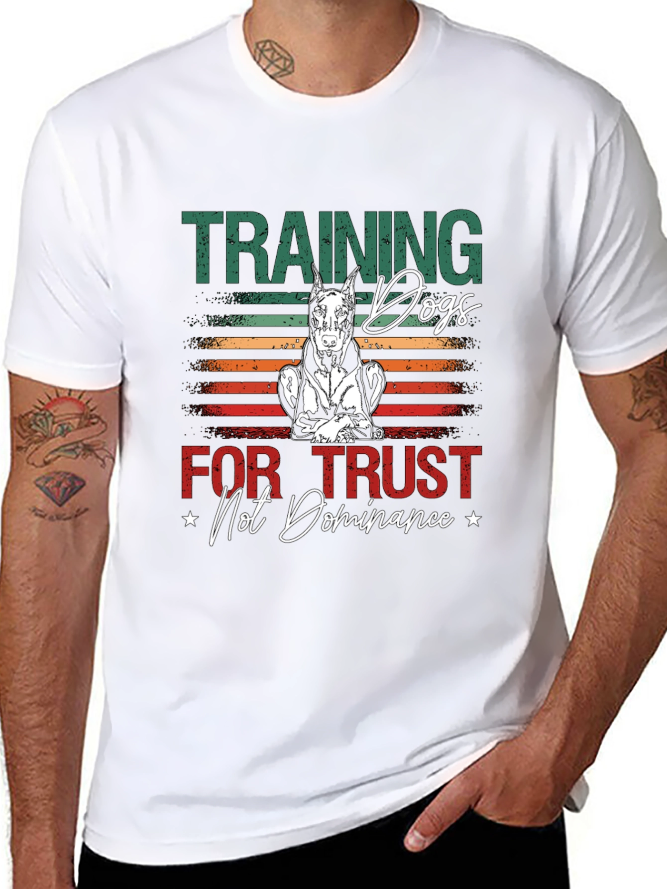 Training Dogs For Trust Graphic Tee