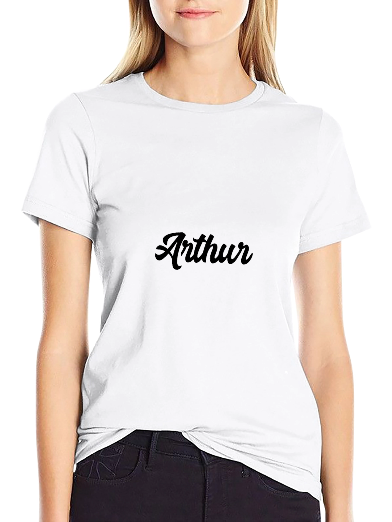 Arthur Graphic Tee - Stylish Black T-Shirt