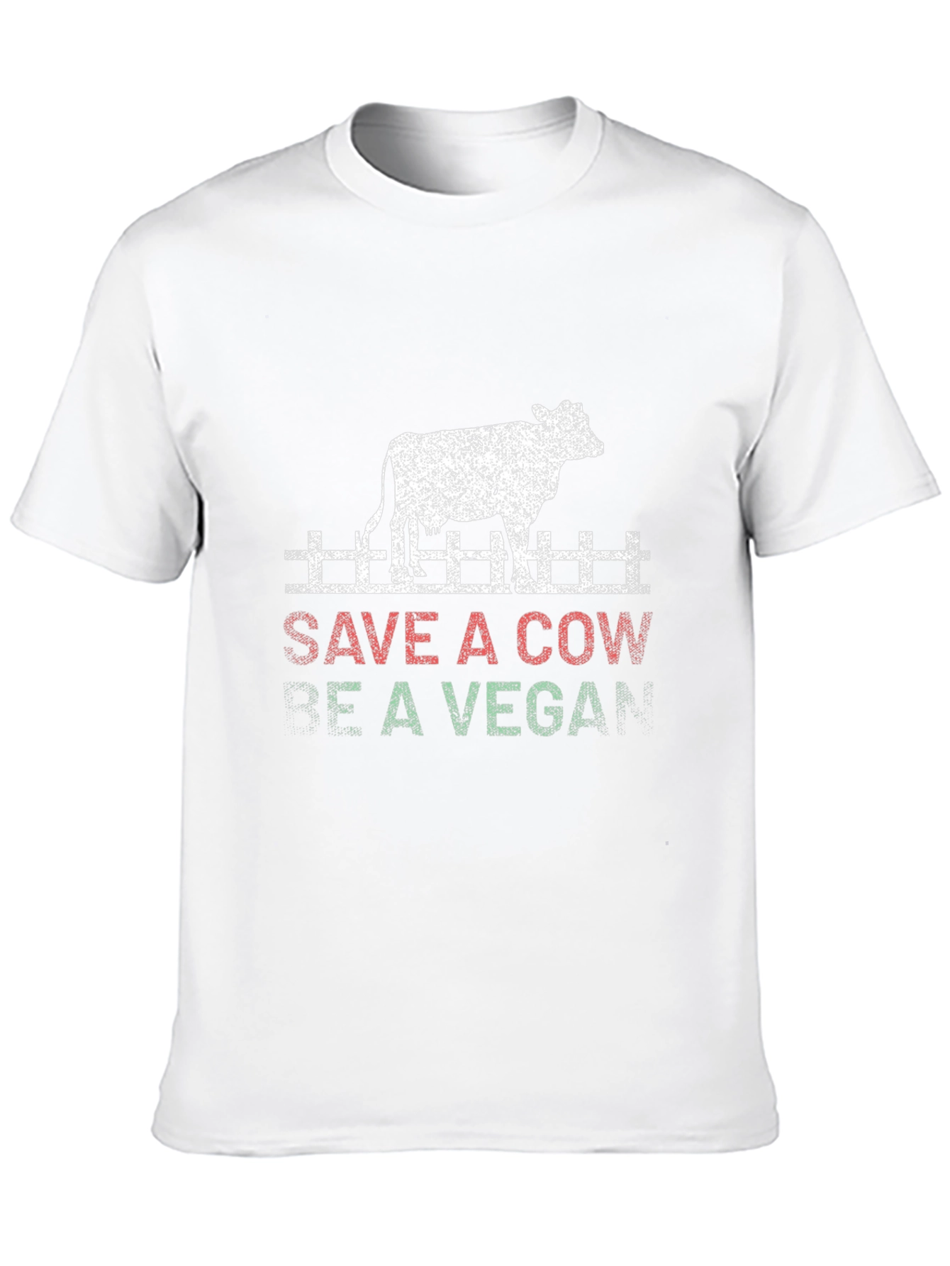 Save a Cow Be Vegan Graphic T-Shirt
