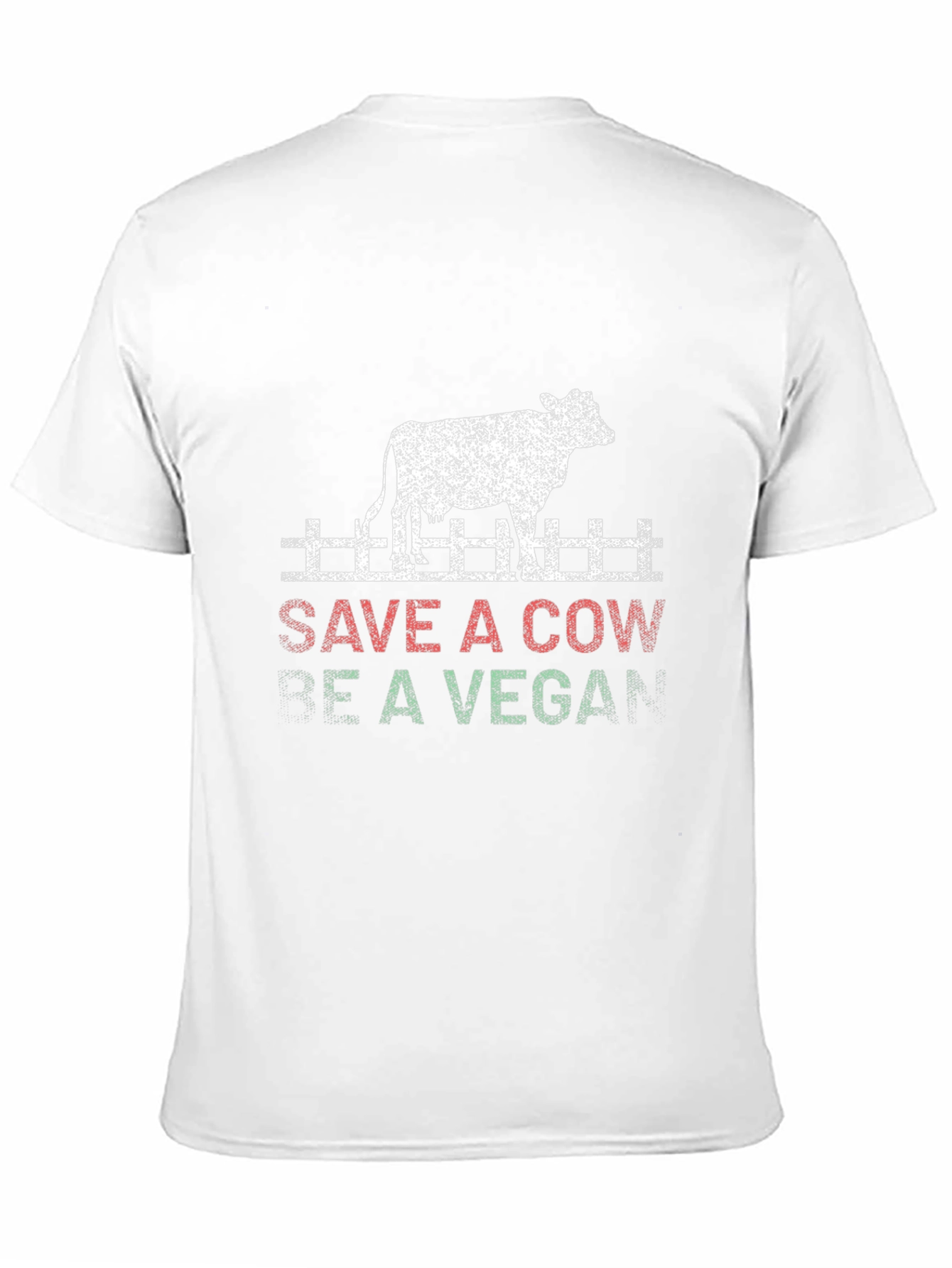 Save a Cow Be Vegan Graphic T-Shirt