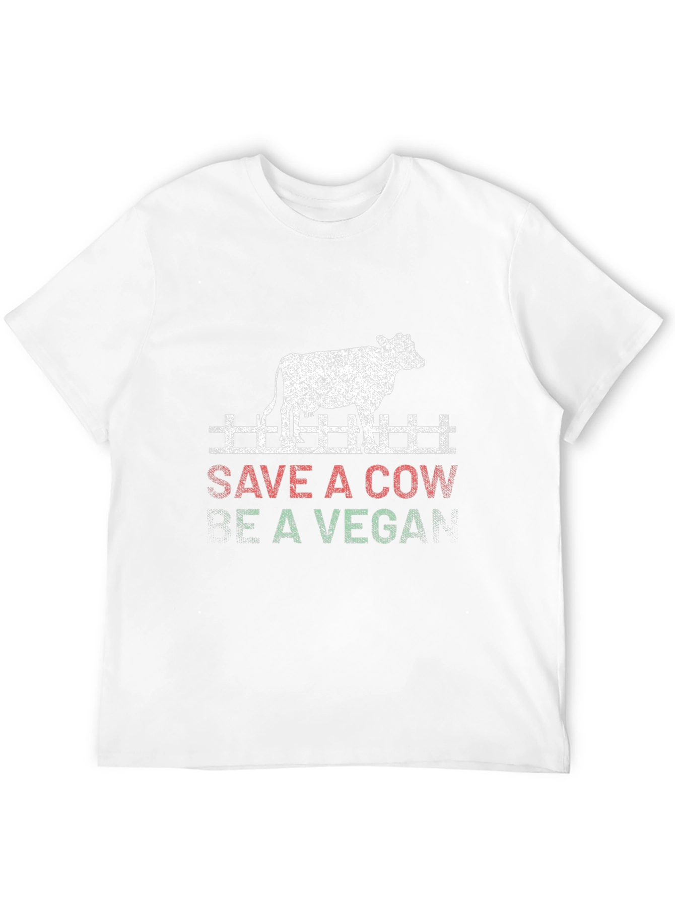 Save a Cow Be Vegan Graphic T-Shirt