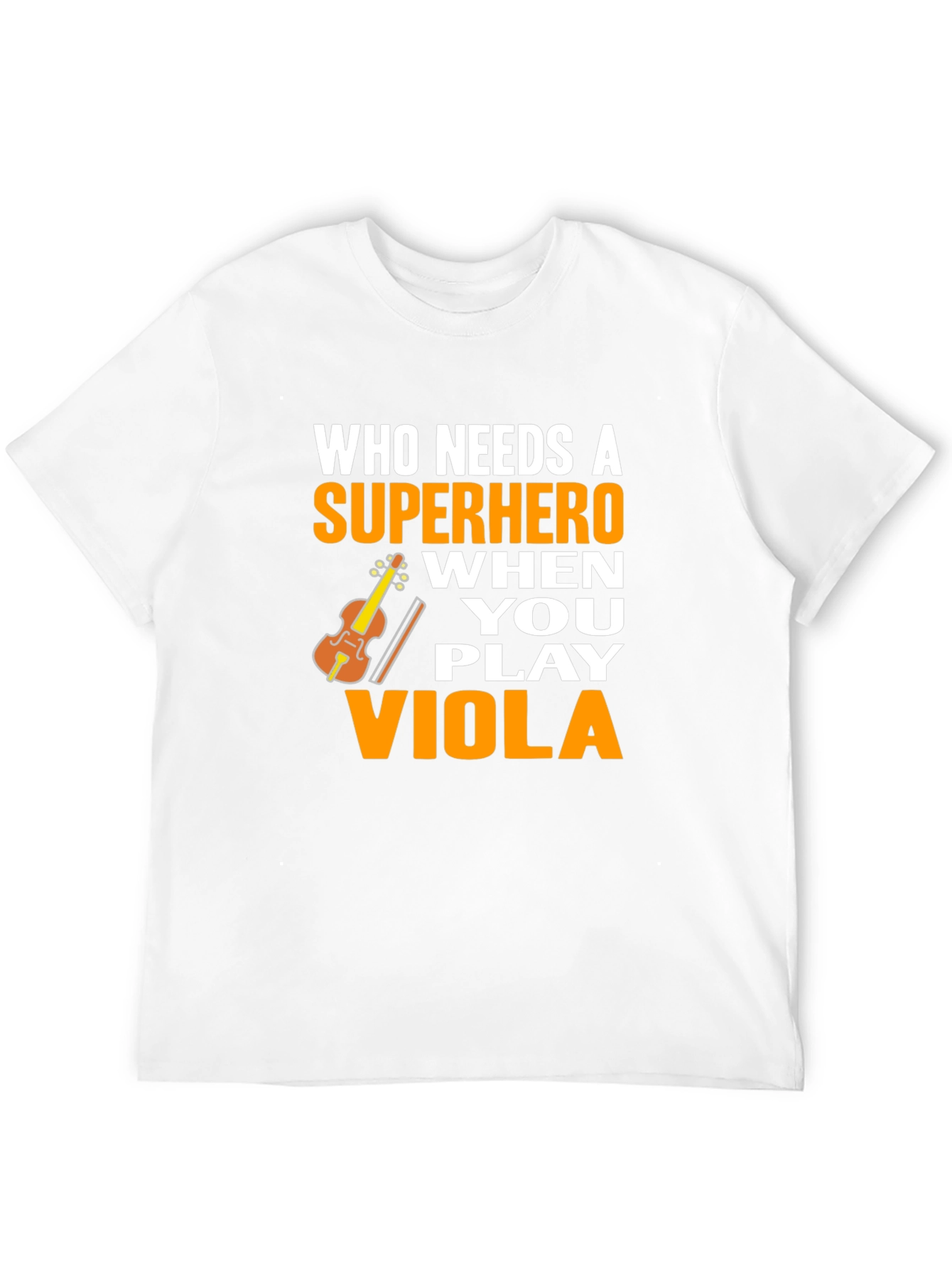 Viola Player Superhero Graphic Tee