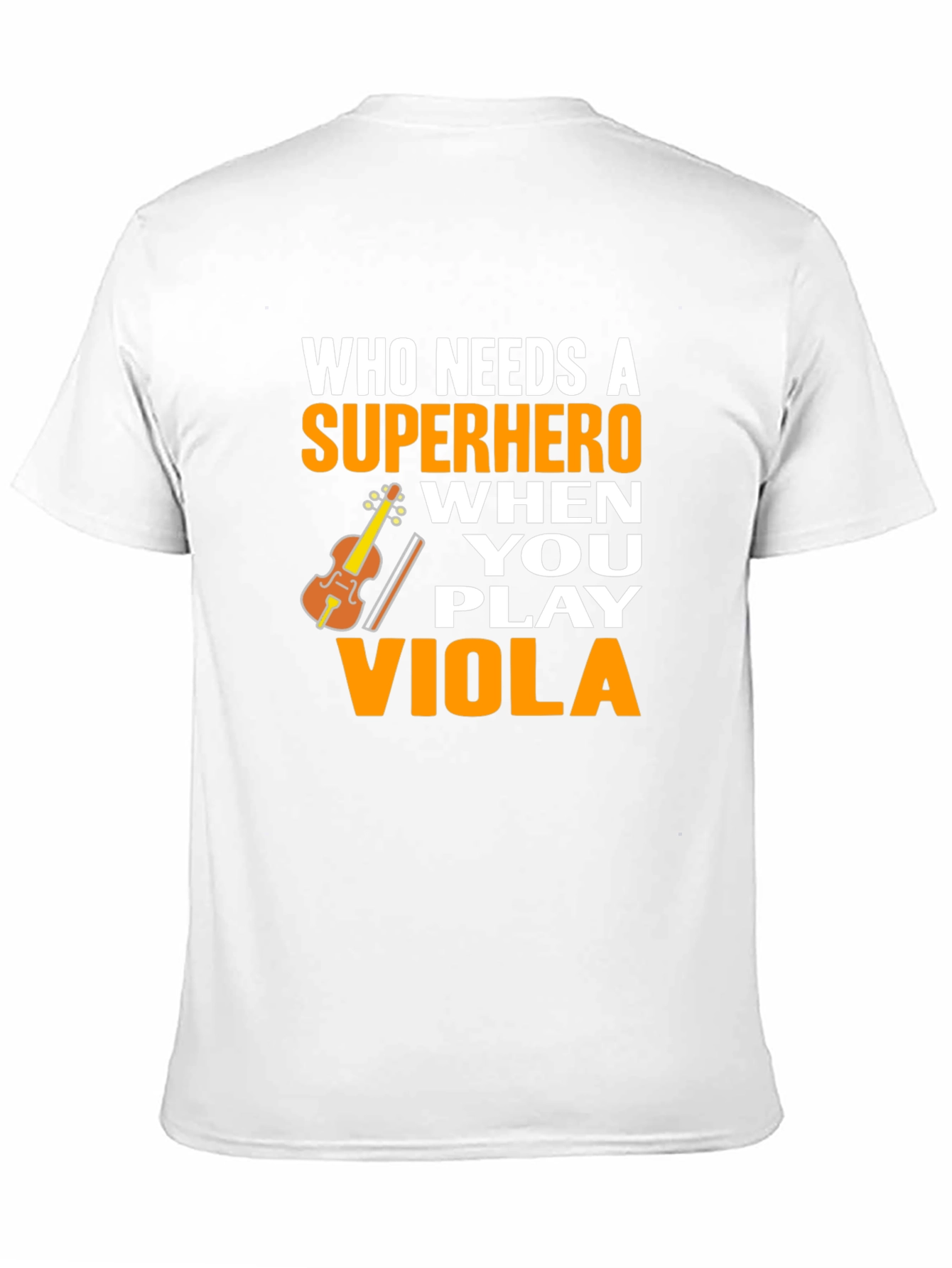 Viola Player Superhero Graphic Tee