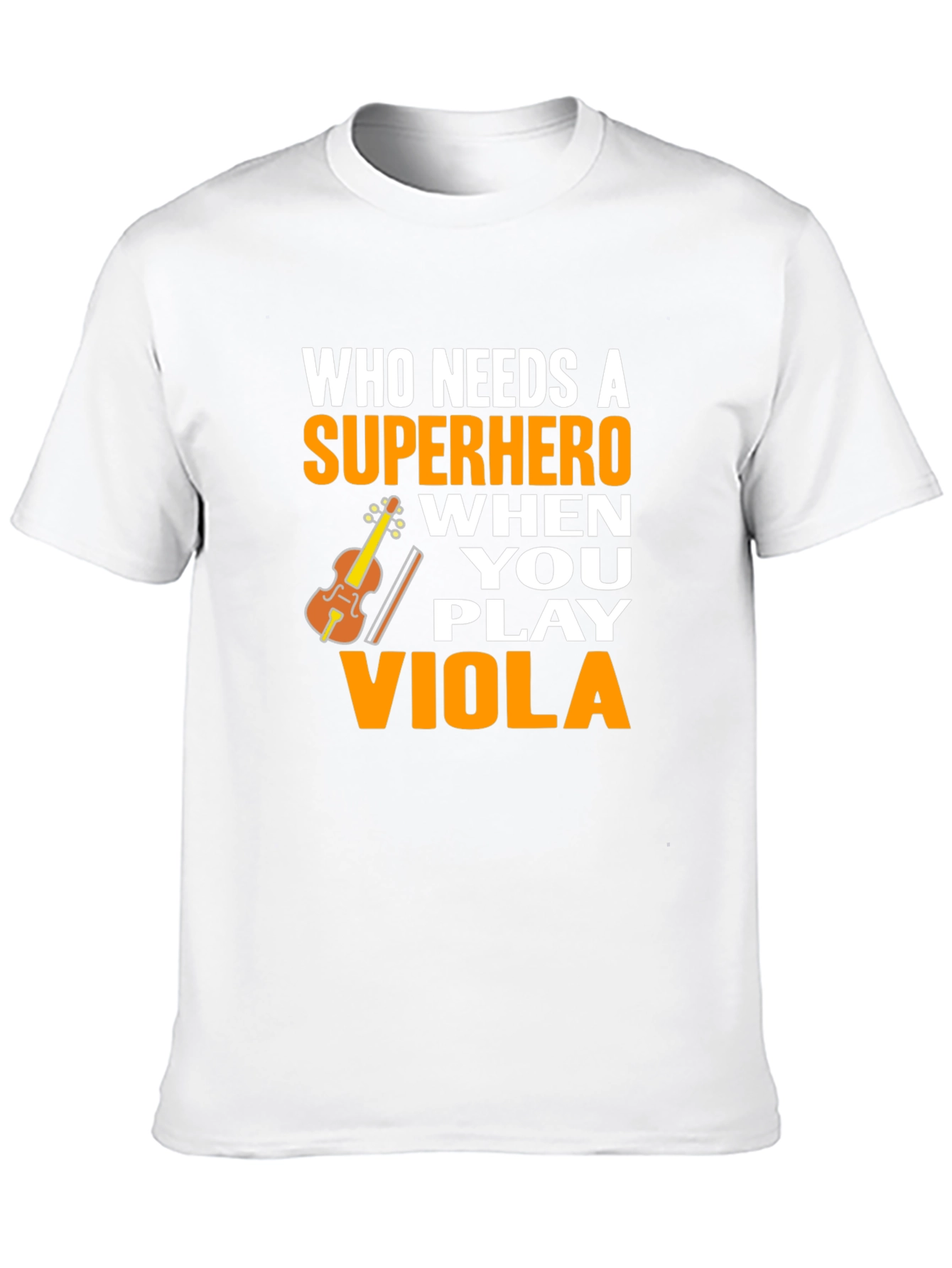 Viola Player Superhero Graphic Tee