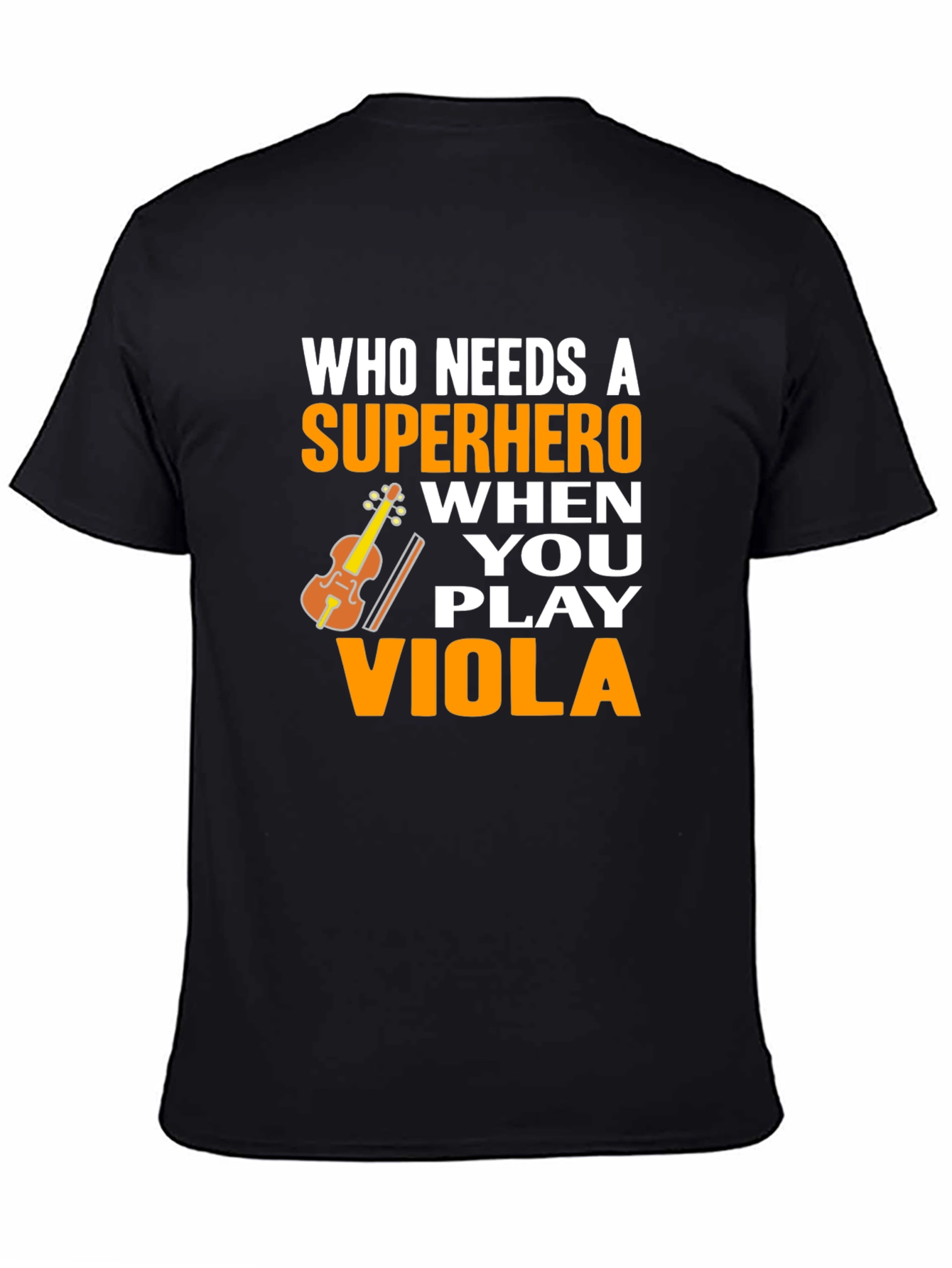 Viola Player Superhero Graphic Tee