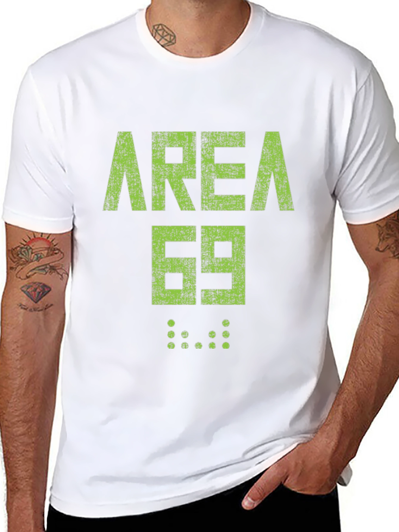 Area 69 T-Shirt Funny Graphic Novelty Tee