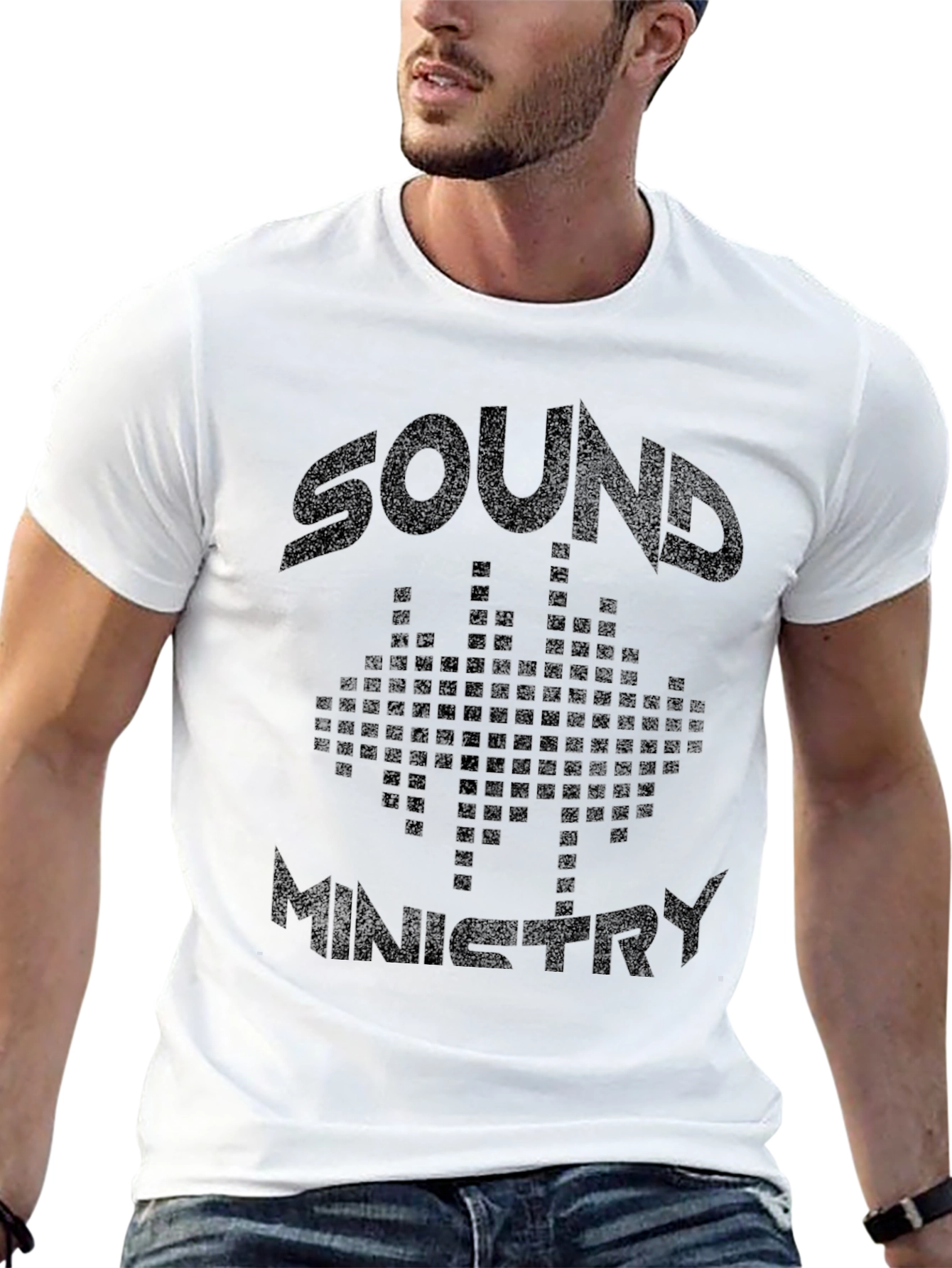 Sound Ministry Black Graphic Tee
