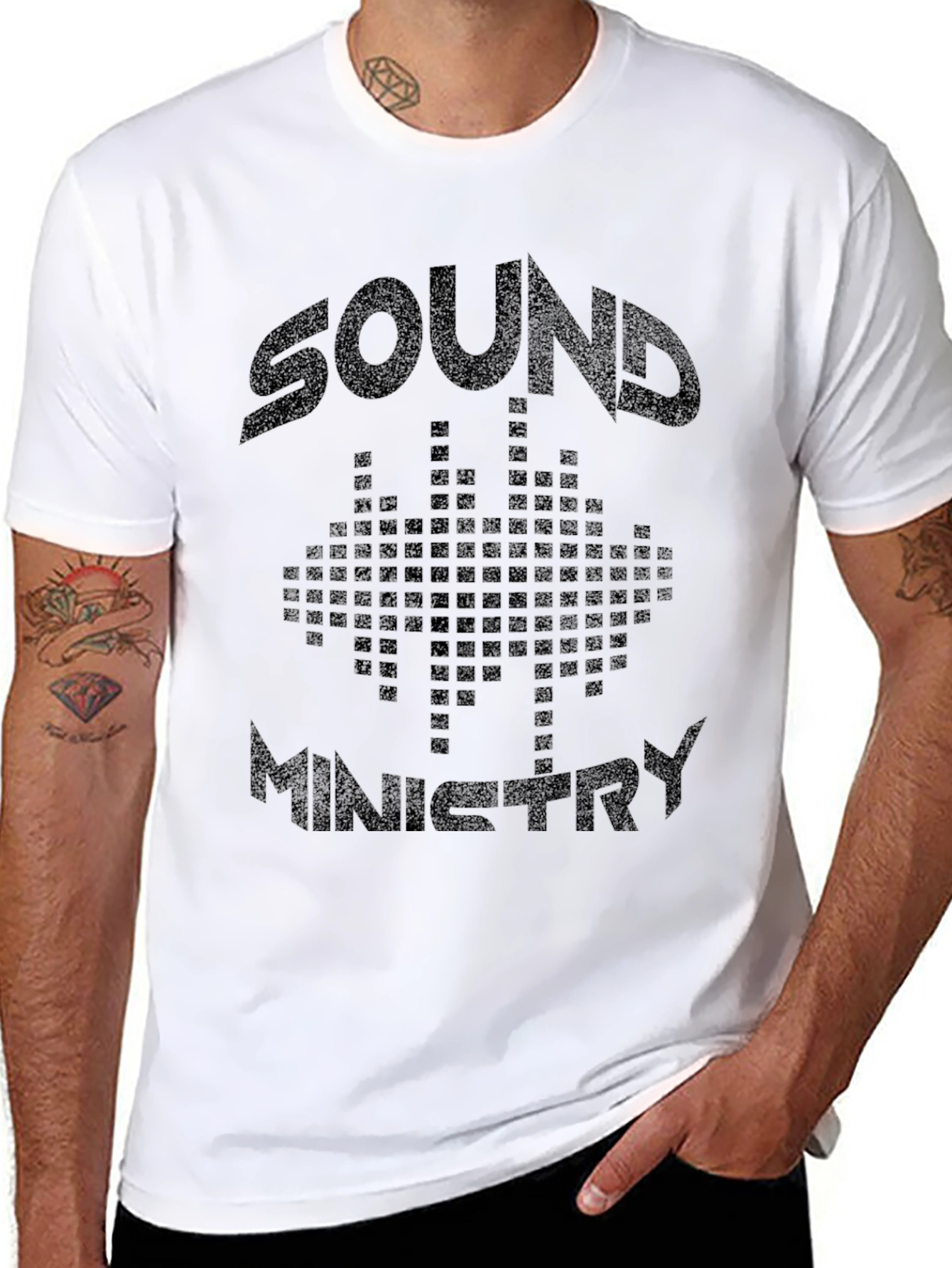 Sound Ministry Black Graphic Tee