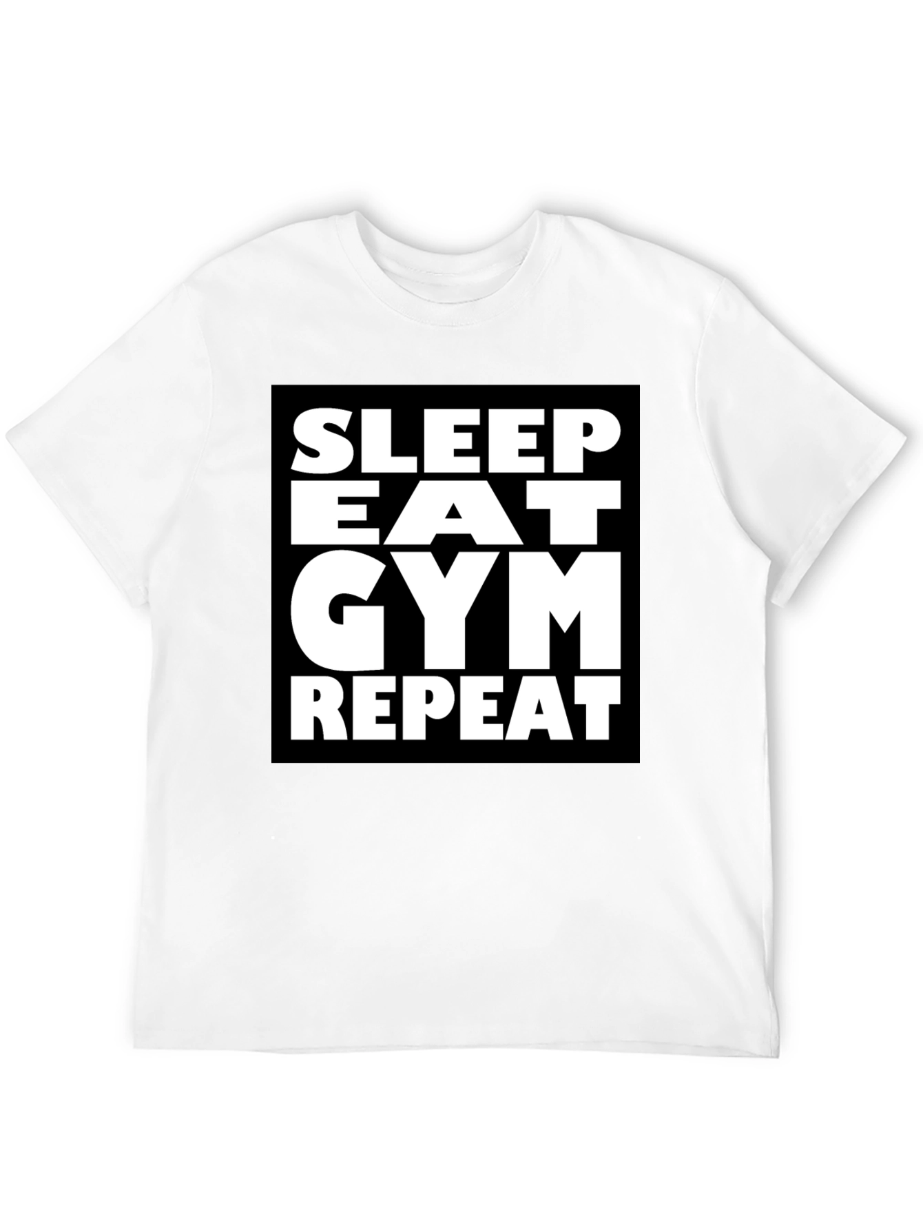 Sleep Eat Gym Repeat Graphic Tee