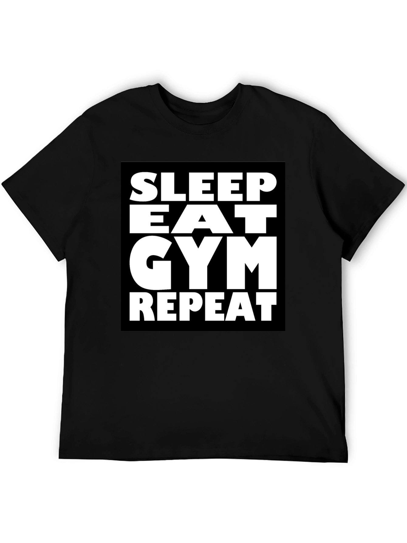 Sleep Eat Gym Repeat Graphic Tee