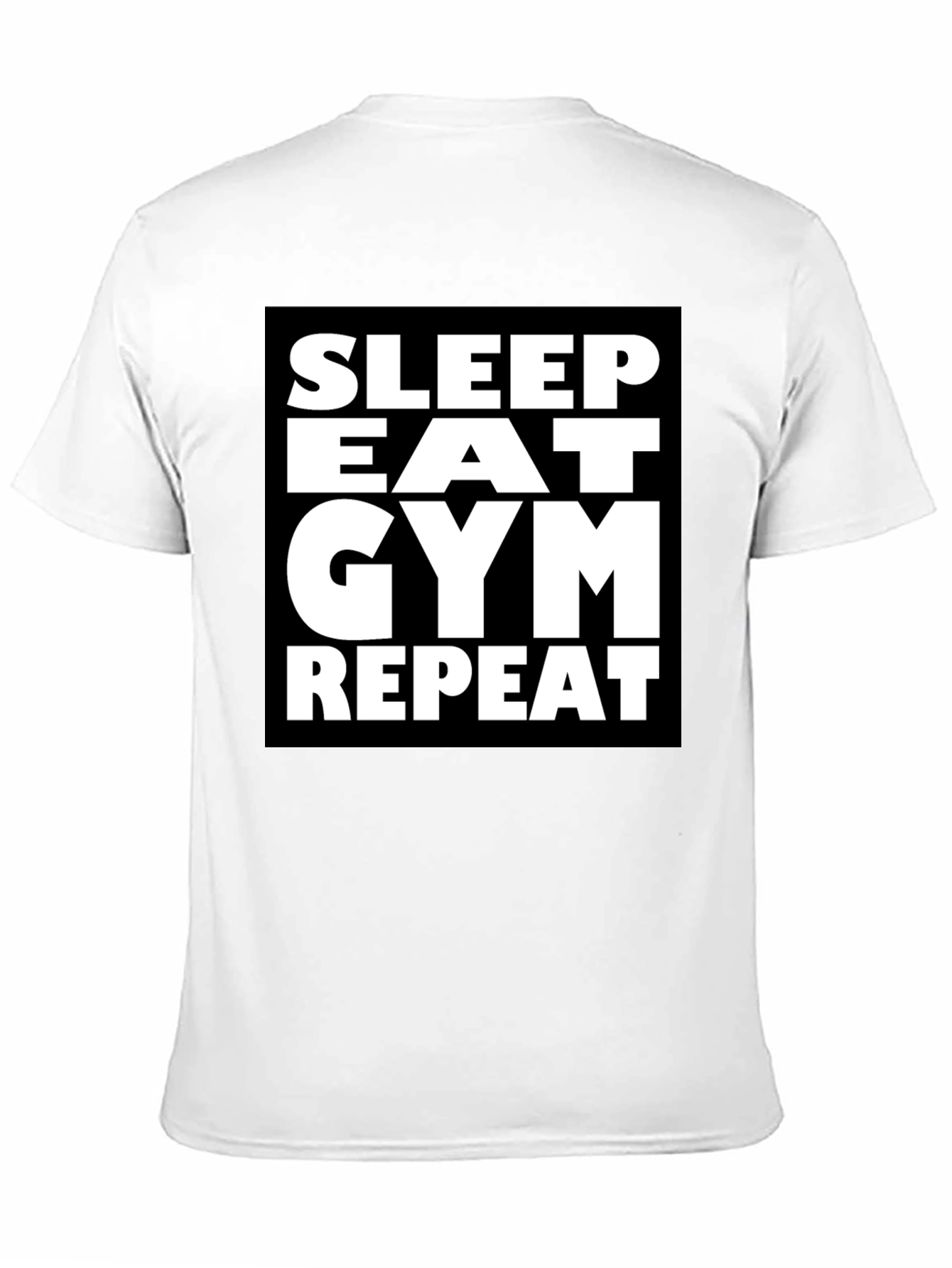 Sleep Eat Gym Repeat Graphic Tee