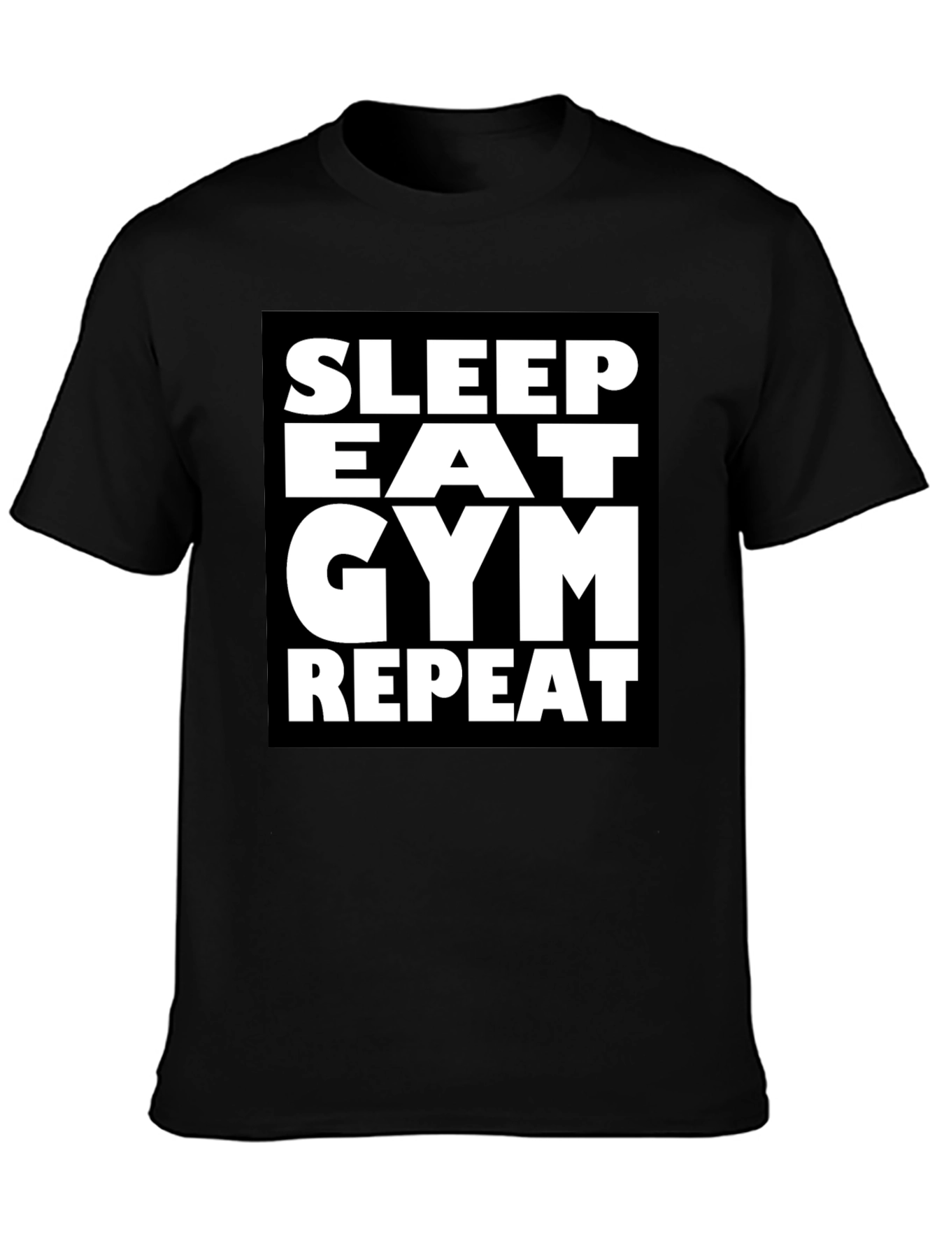 Sleep Eat Gym Repeat Graphic Tee