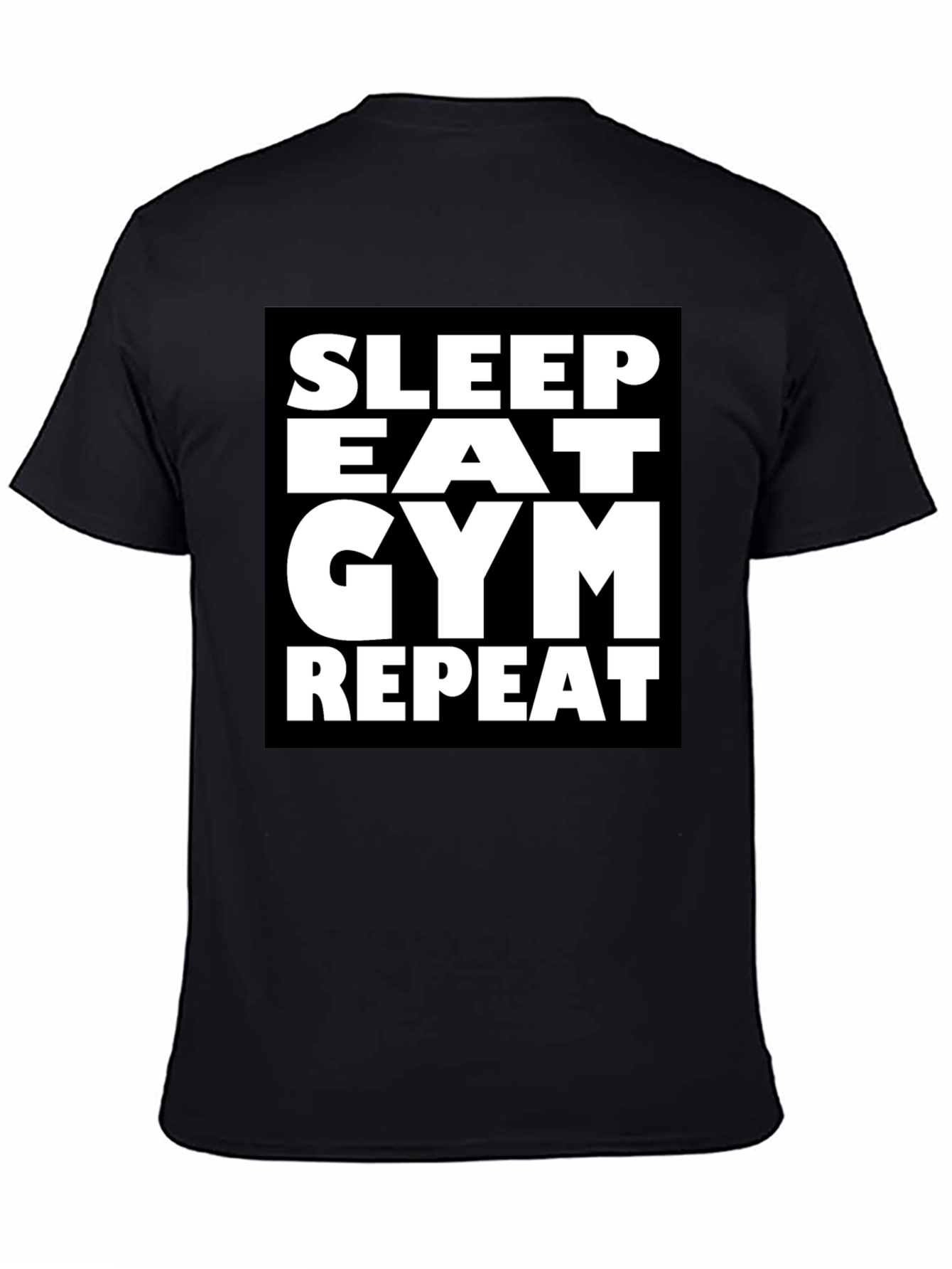 Sleep Eat Gym Repeat Graphic Tee