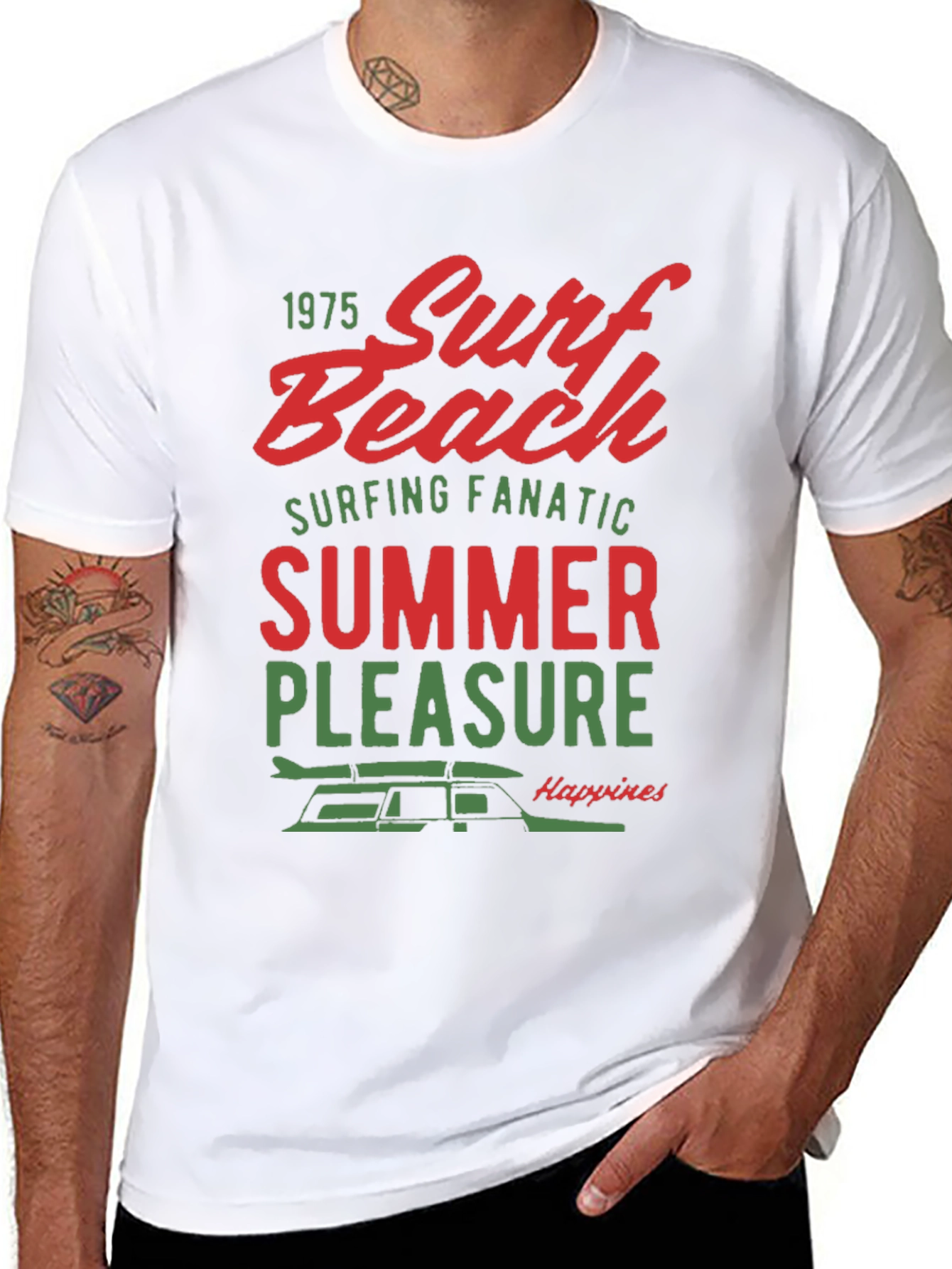 Surf Beach 1975 Summer Pleasure T-Shirt