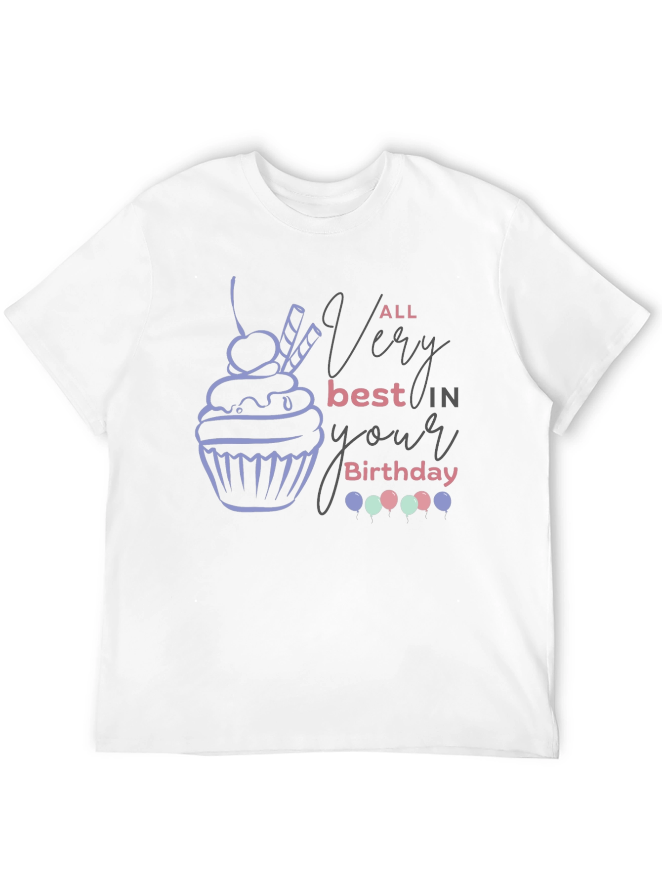 Birthday Cupcake Graphic Tee