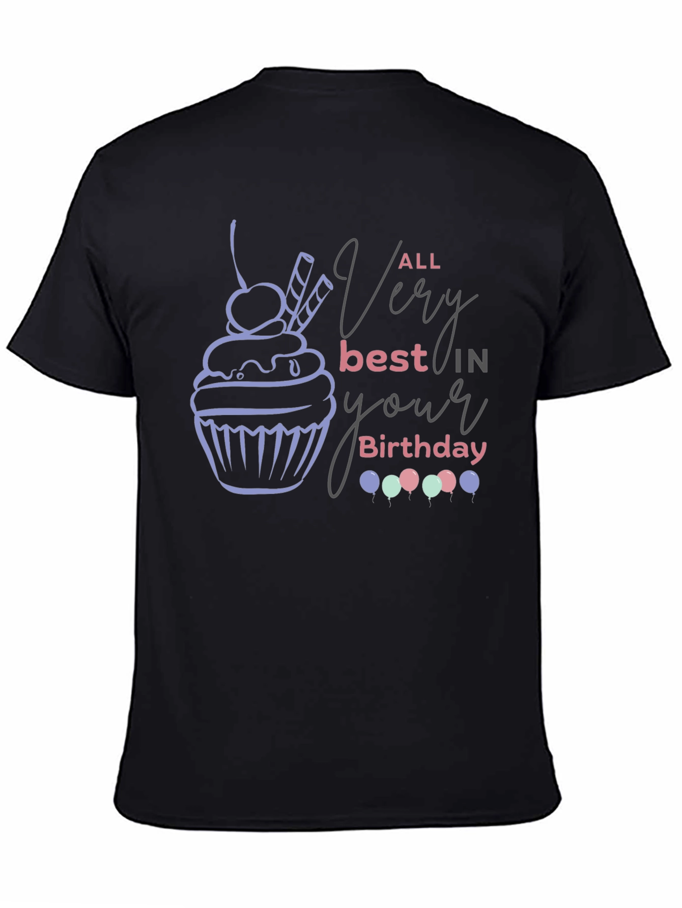 Birthday Cupcake Graphic Tee