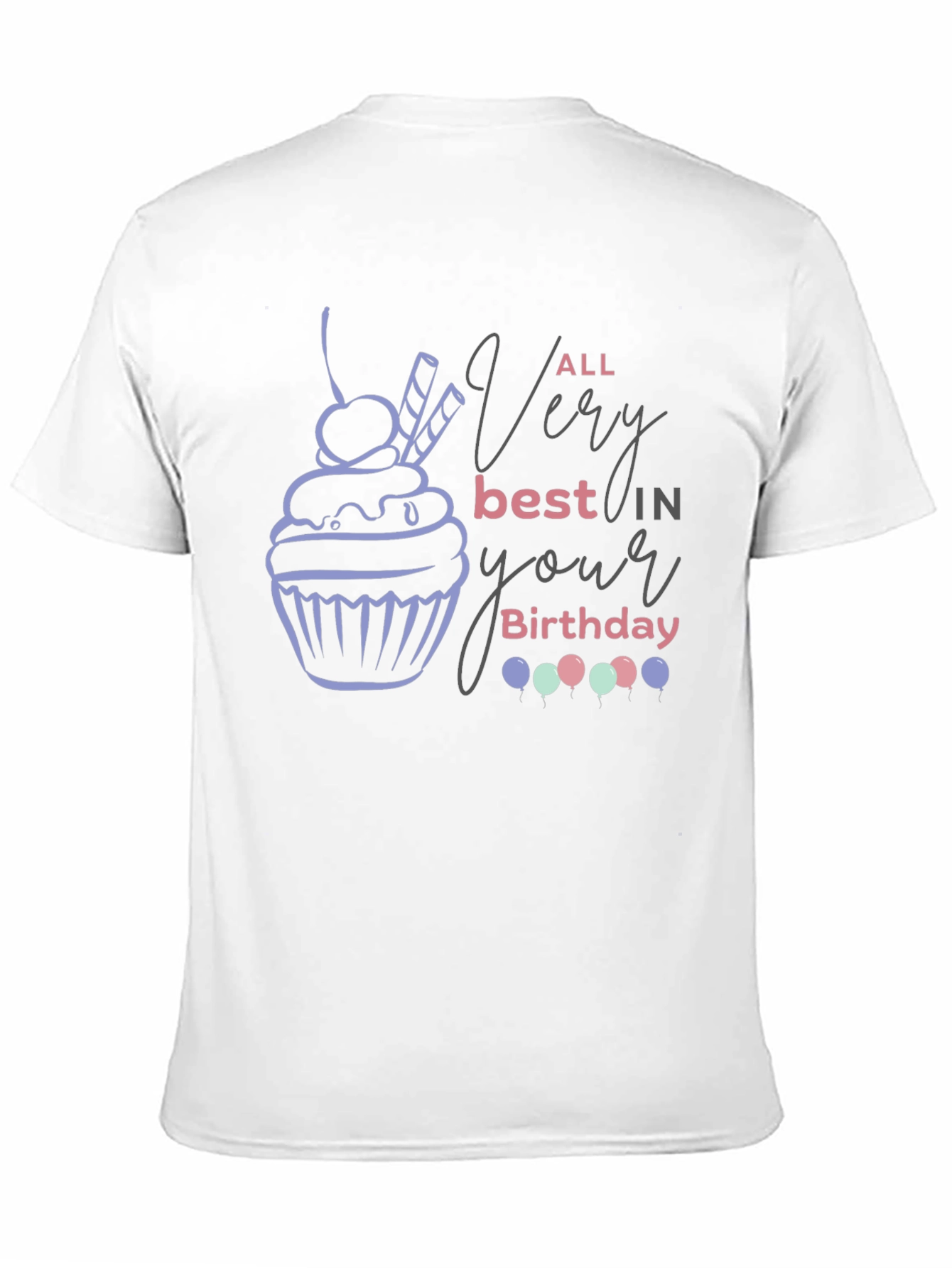 Birthday Cupcake Graphic Tee