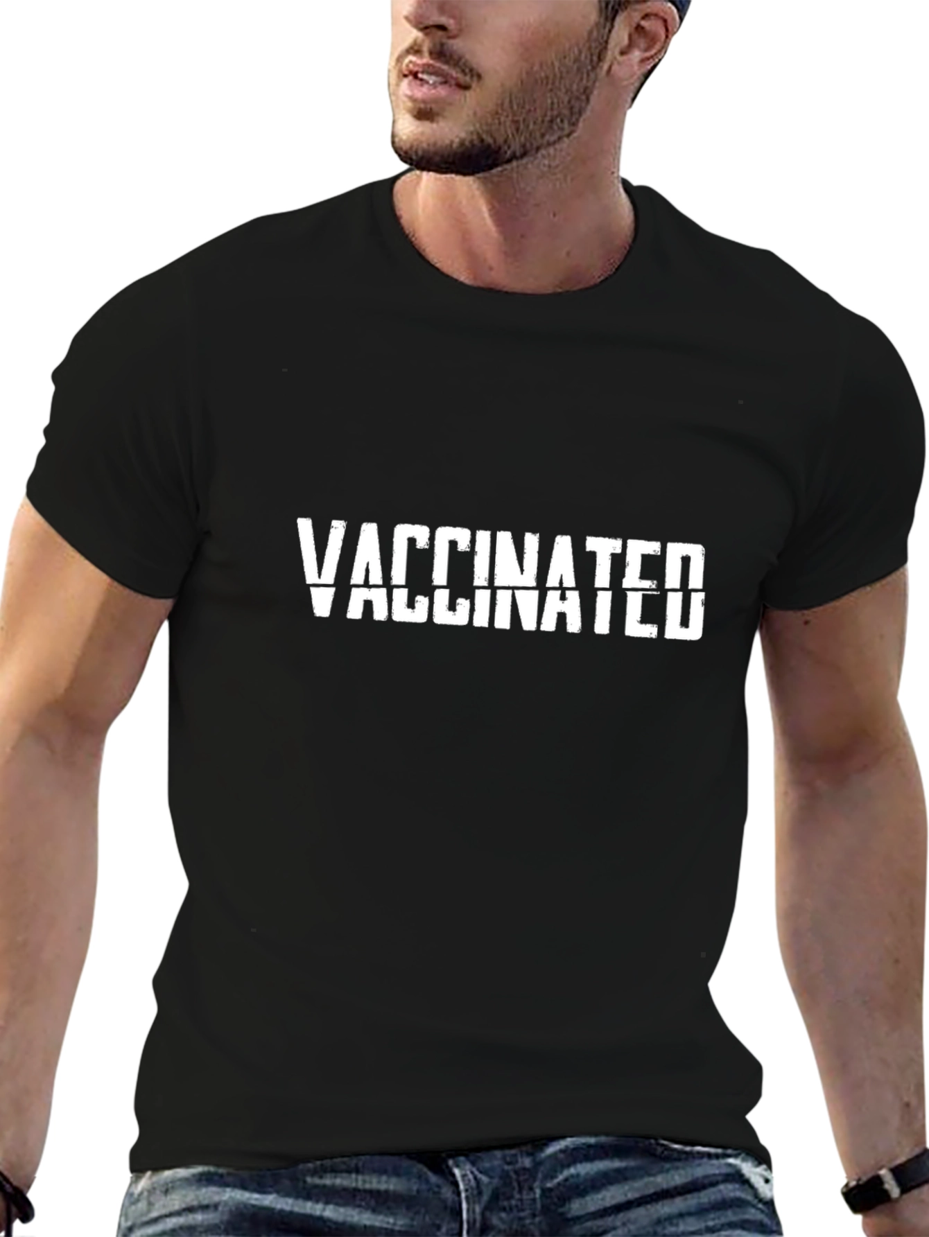 Vaccinated Graphic Tee - Premium Comfort