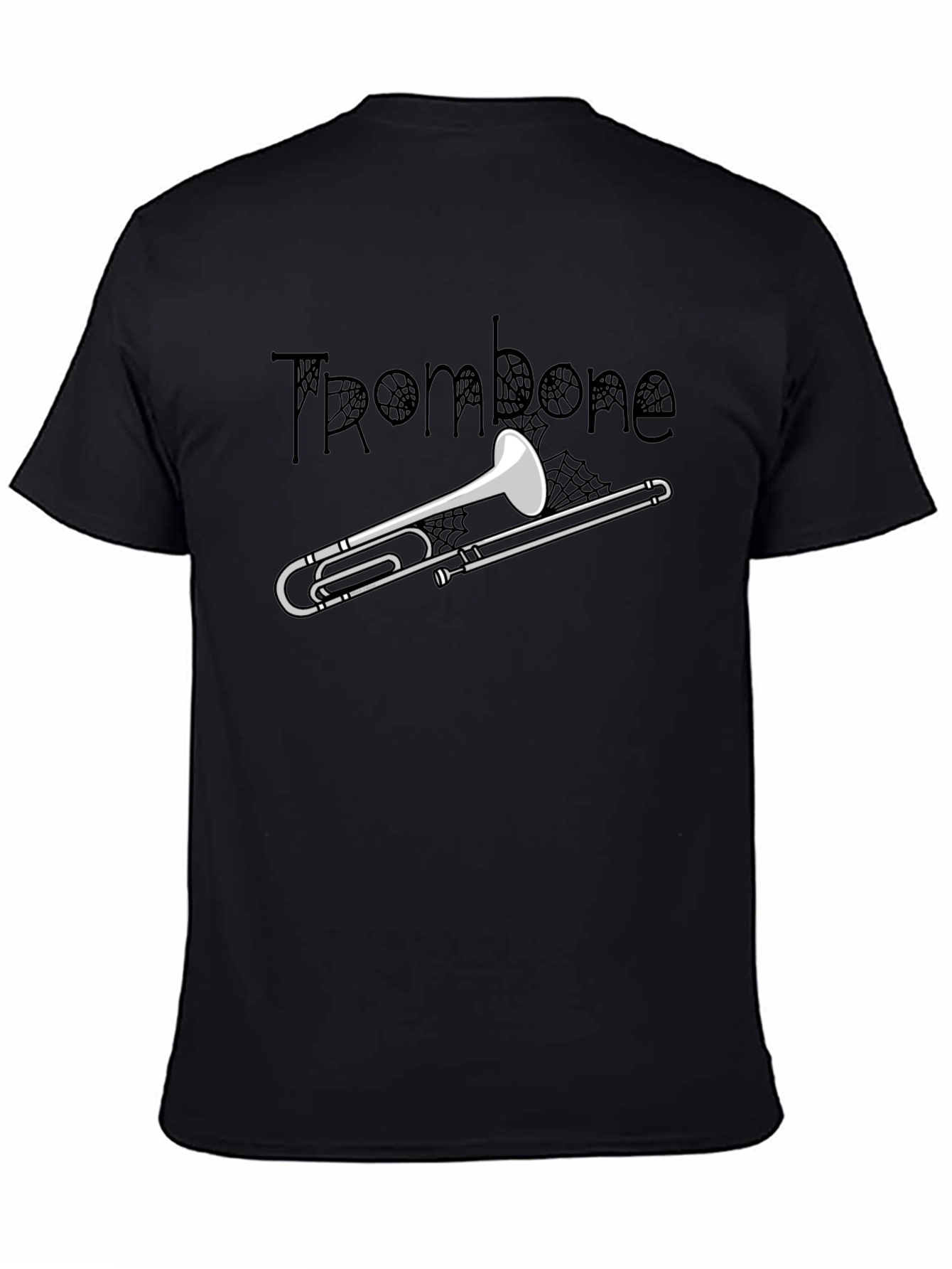 Trombone Halloween Graphic Tee