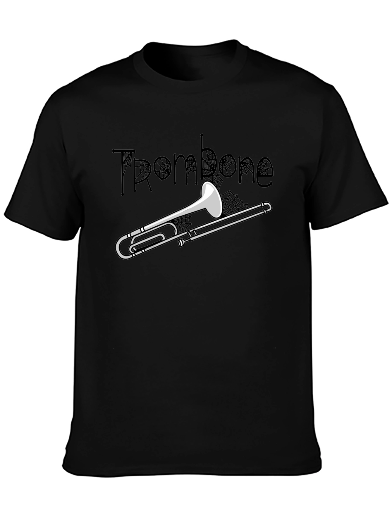 Trombone Halloween Graphic Tee