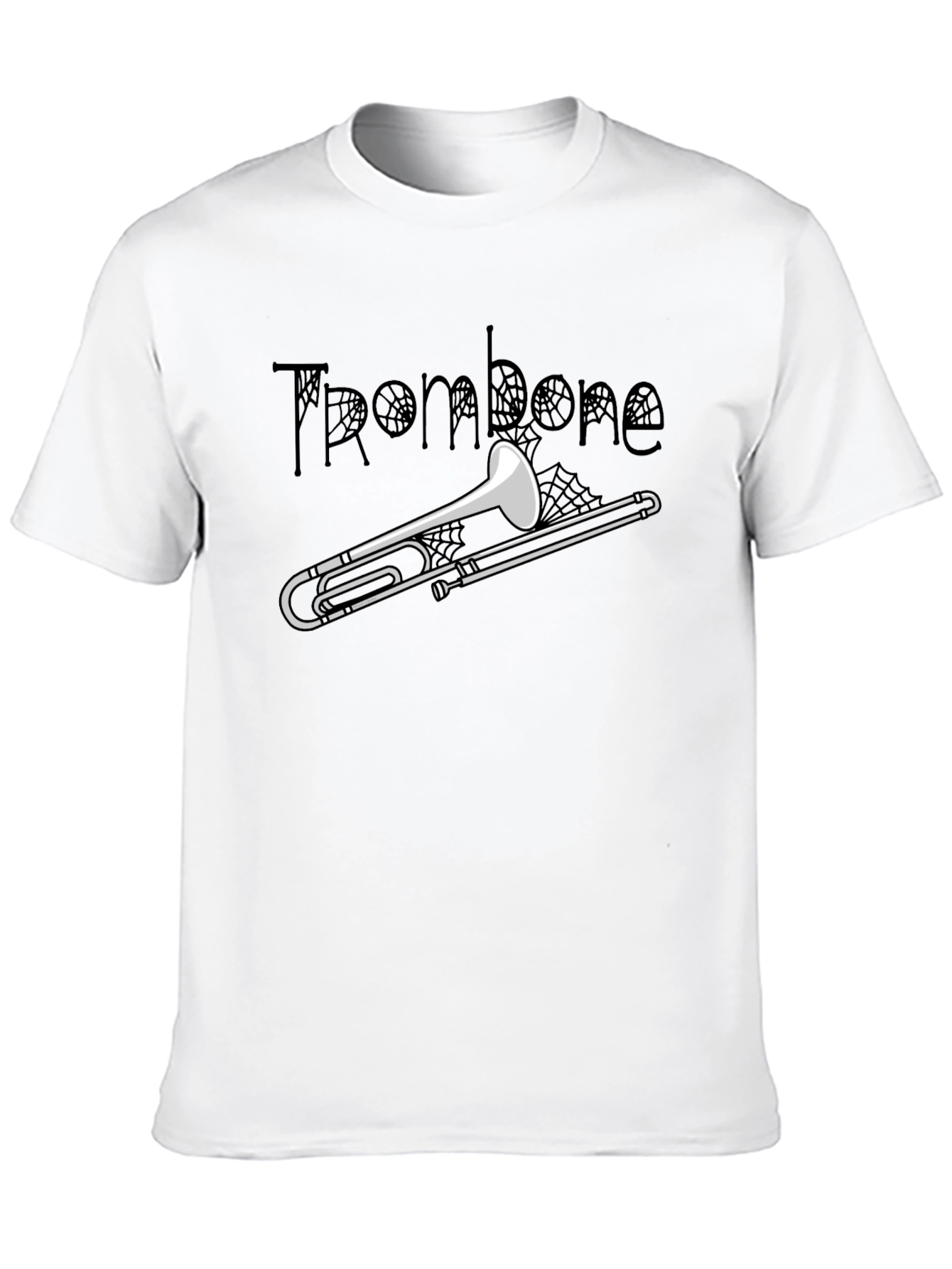 Trombone Halloween Graphic Tee