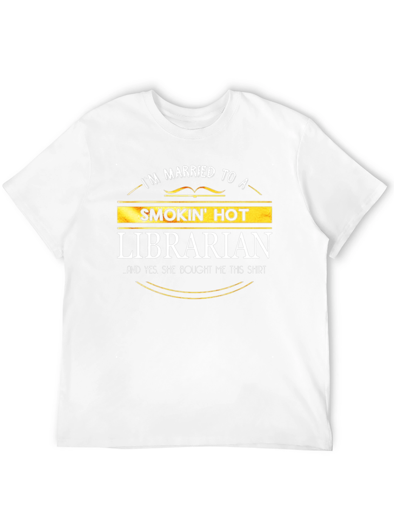 Smokin Hot Librarian T-Shirt - Husband Gift