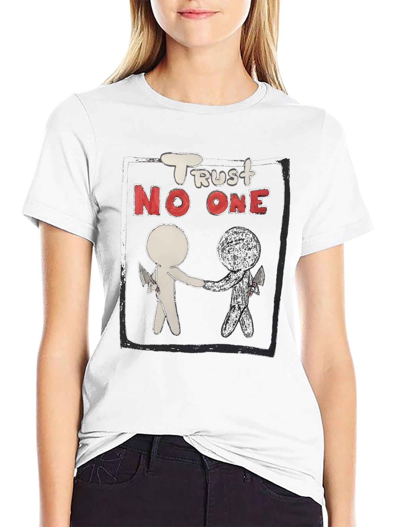 Trust No One Graphic Tee - Mens