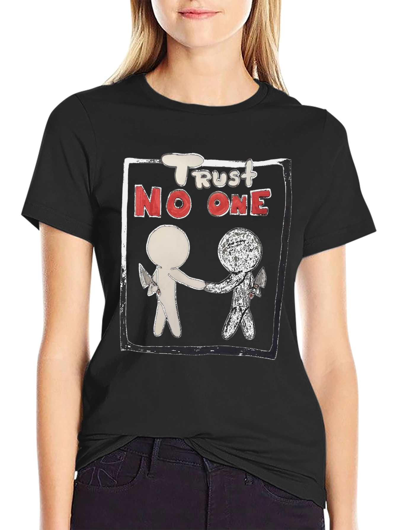 Trust No One Graphic Tee - Mens