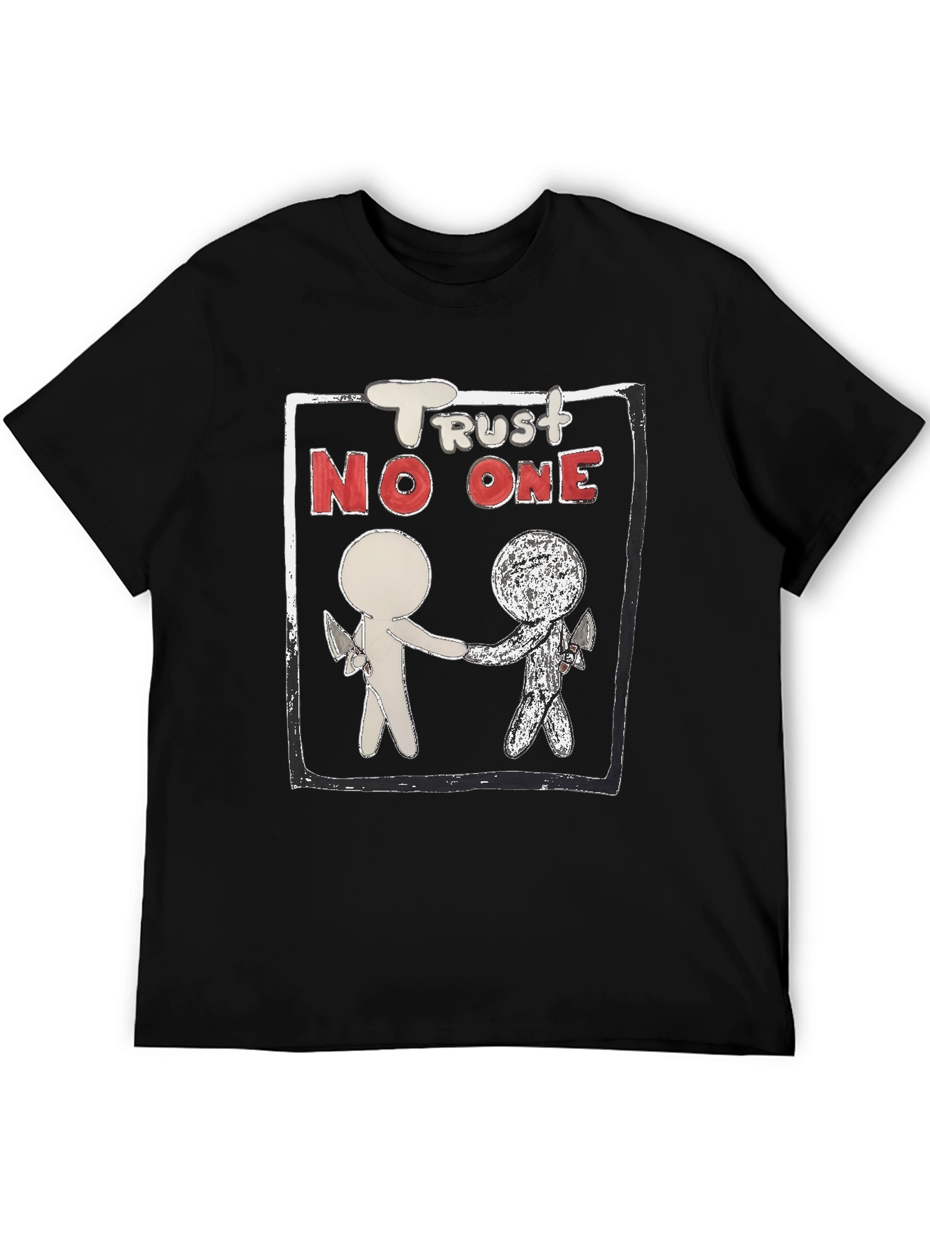 Trust No One Graphic Tee - Mens