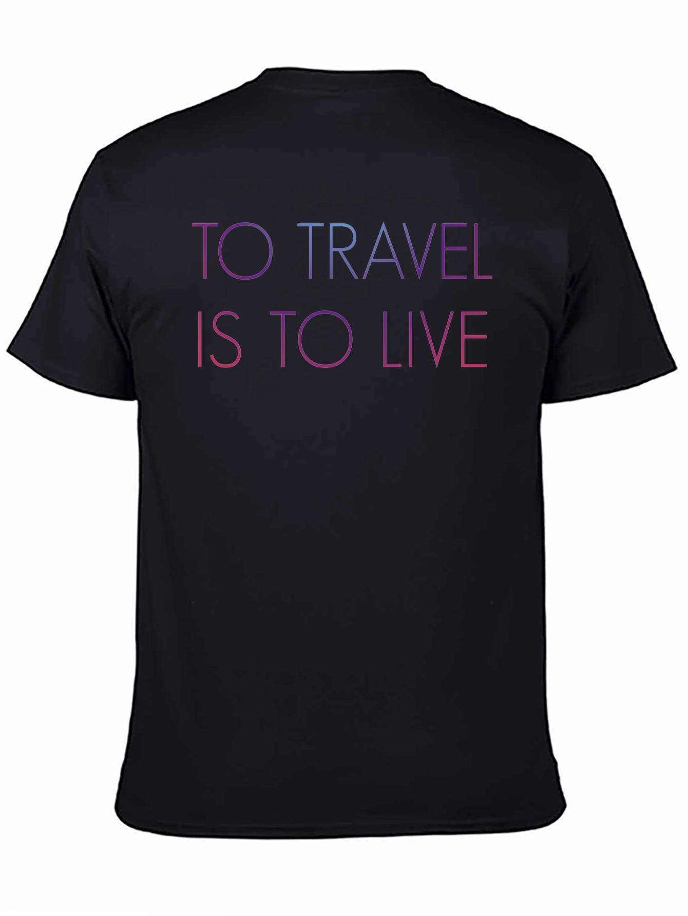 Travel is to Live Graphic T-Shirt