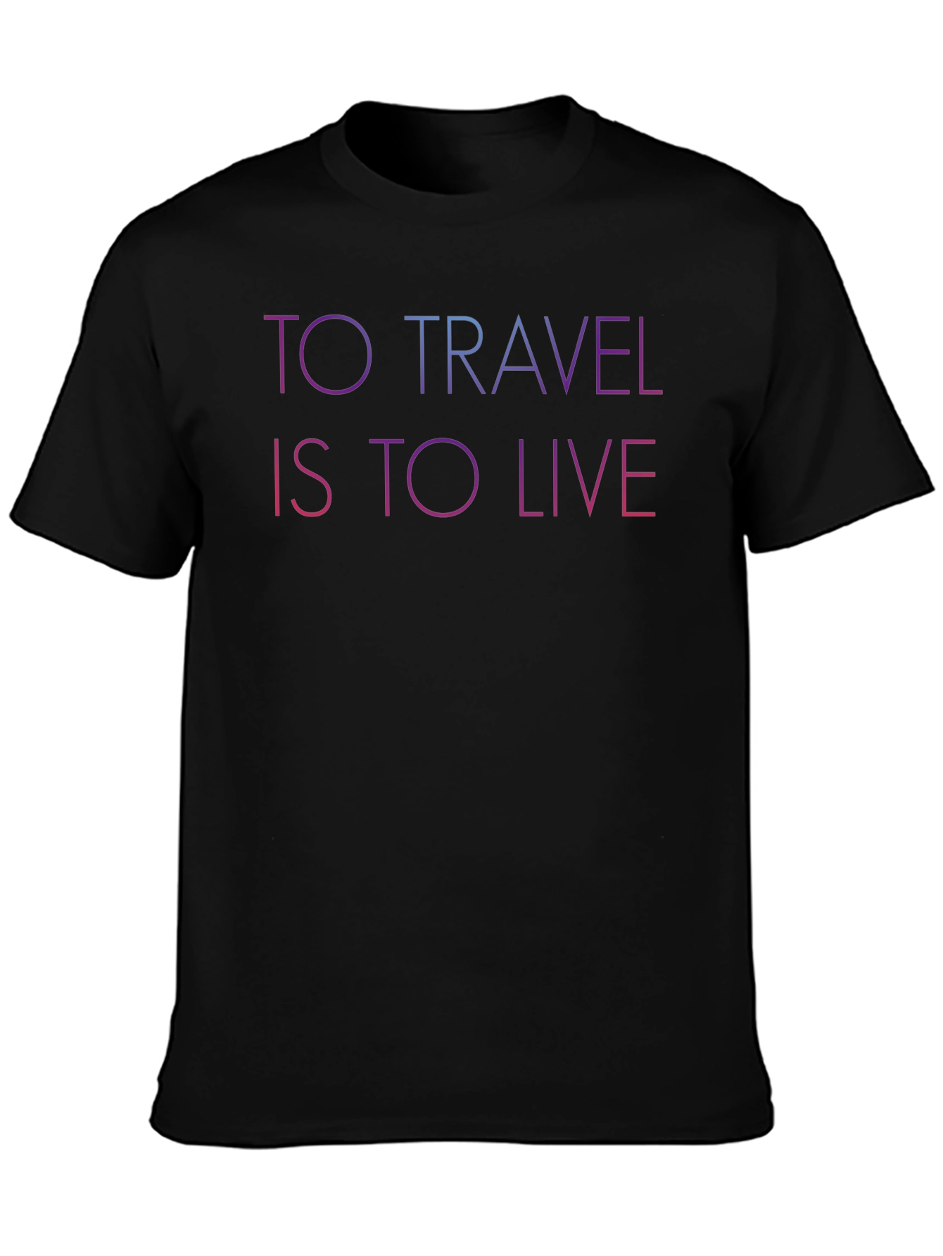 Travel is to Live Graphic T-Shirt