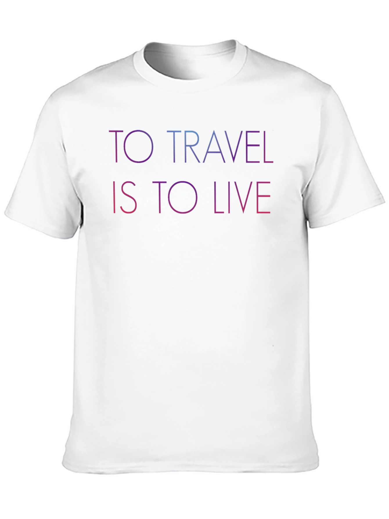Travel is to Live Graphic T-Shirt