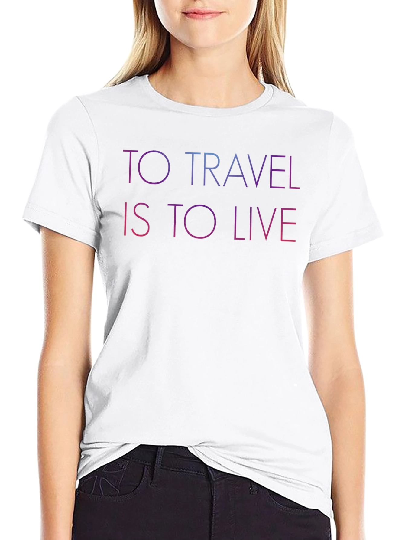 Travel is to Live Graphic T-Shirt