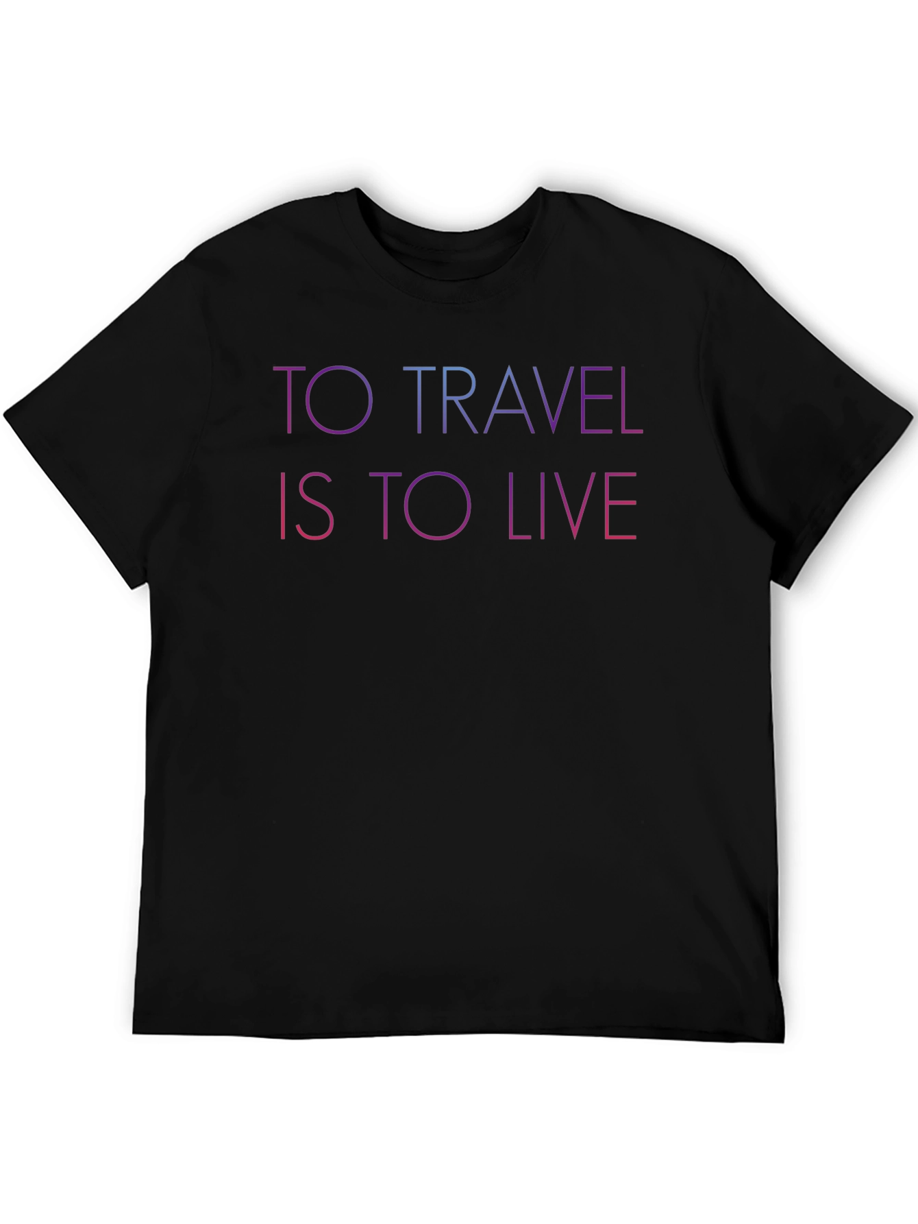 Travel is to Live Graphic T-Shirt