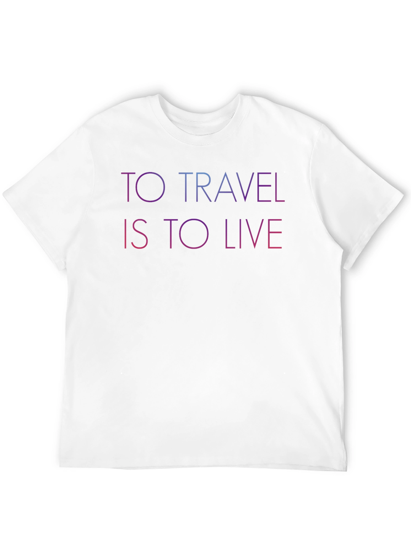 Travel is to Live Graphic T-Shirt