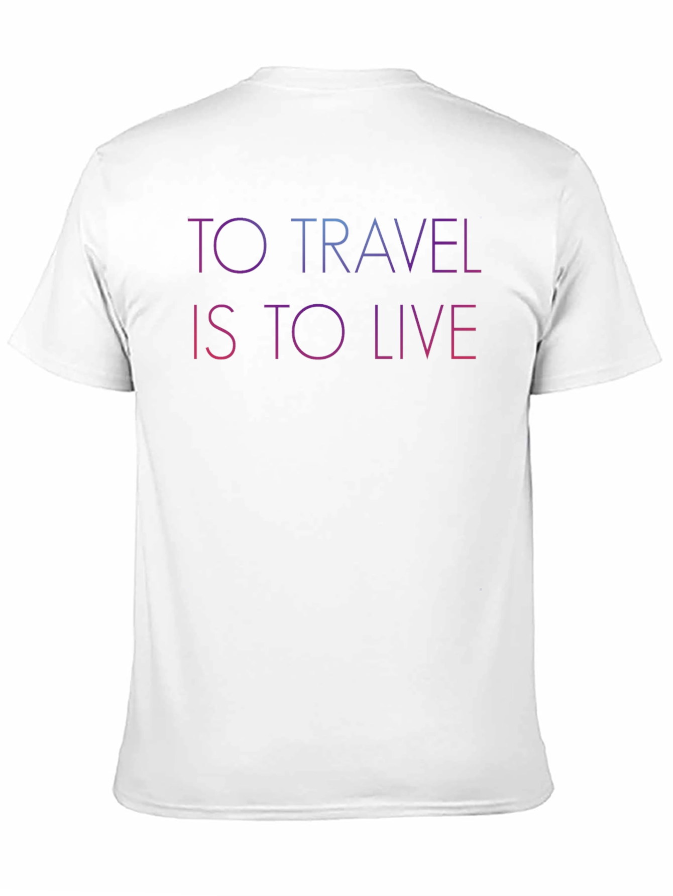 Travel is to Live Graphic T-Shirt